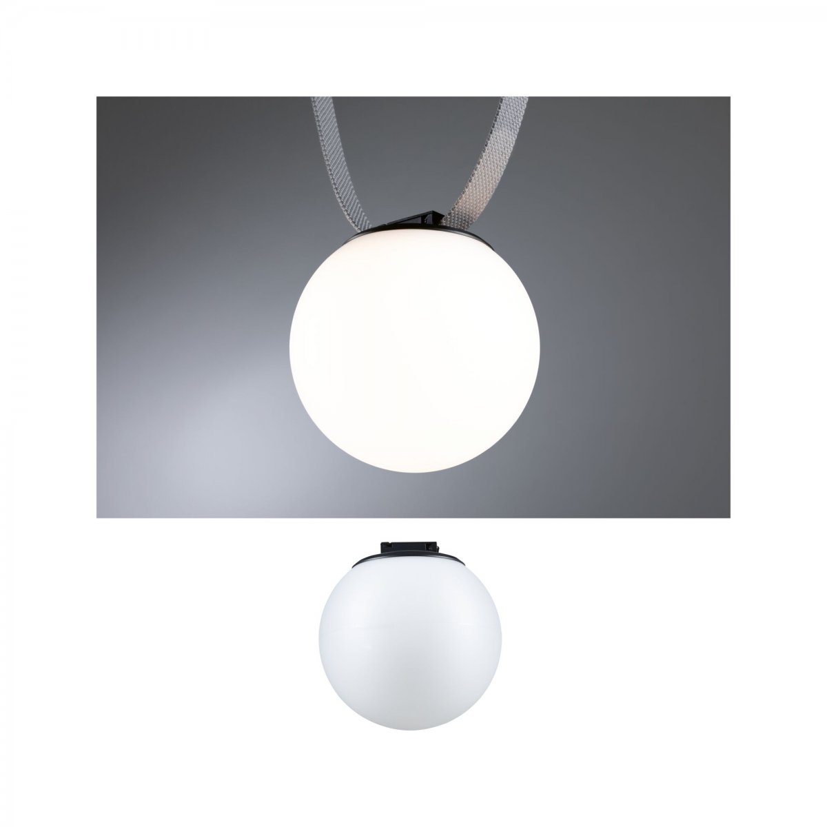 Paulmann 94616 ULine LED Spot Ball 150mm 3000K Wei� Schwarz