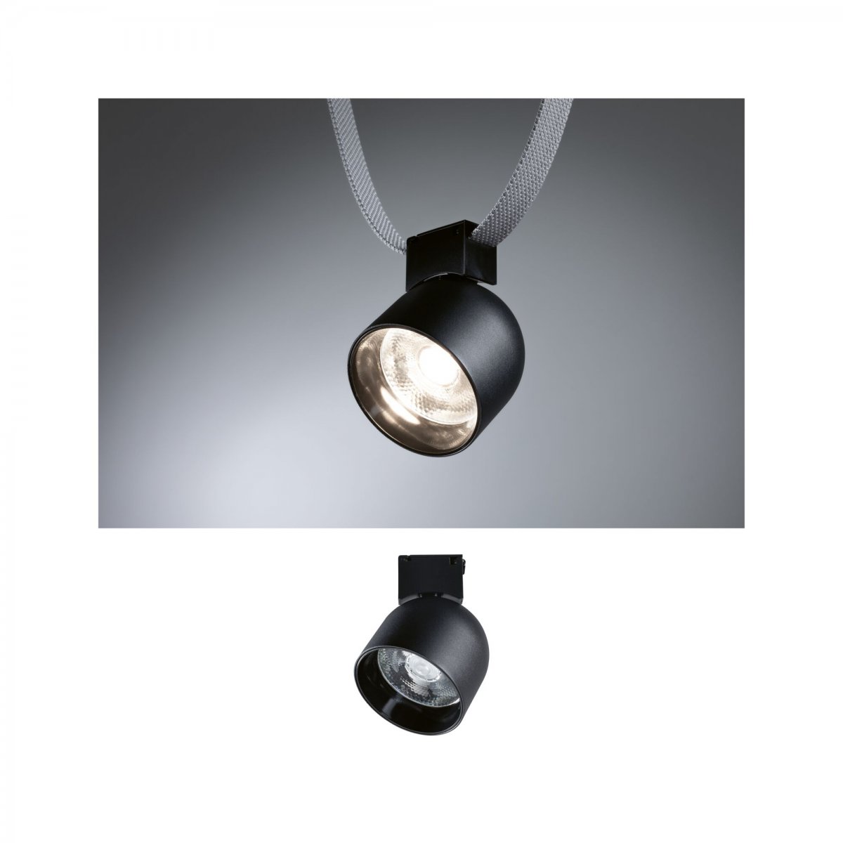 Paulmann 94617 ULine LED Spot Ronde 85mm 3000K Schwarz