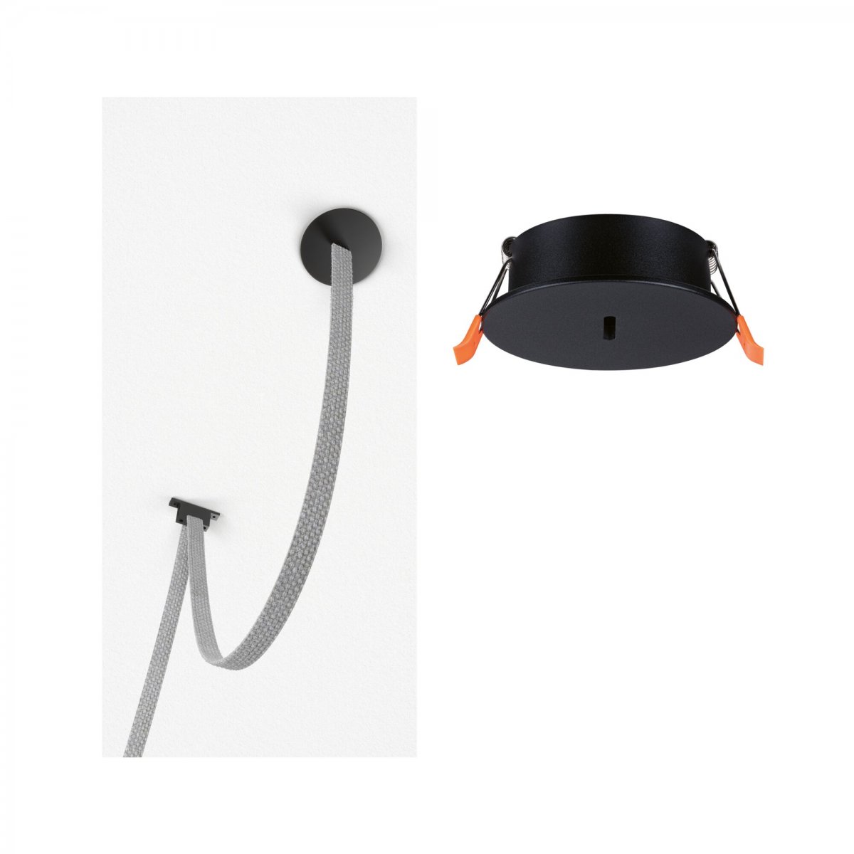 Paulmann 94627 ULine Zubeh�r Einbau Abdeckung Schwarz