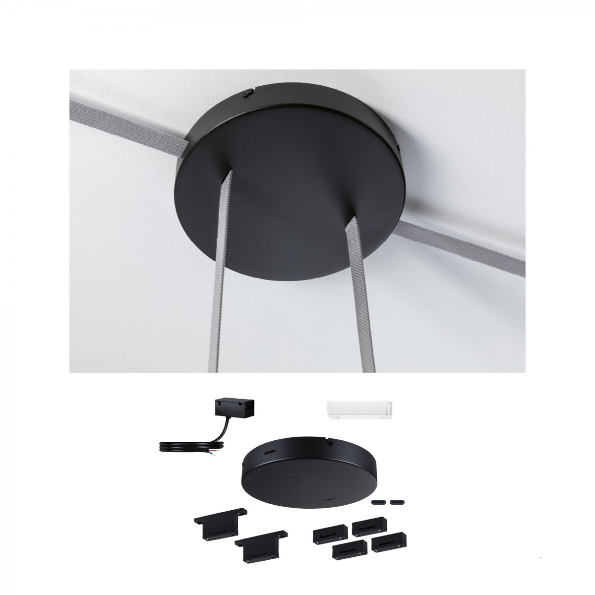 Paulmann 94628 ULine Zubeh�r Installationsset 48V max. 60W Trafo Schwarz