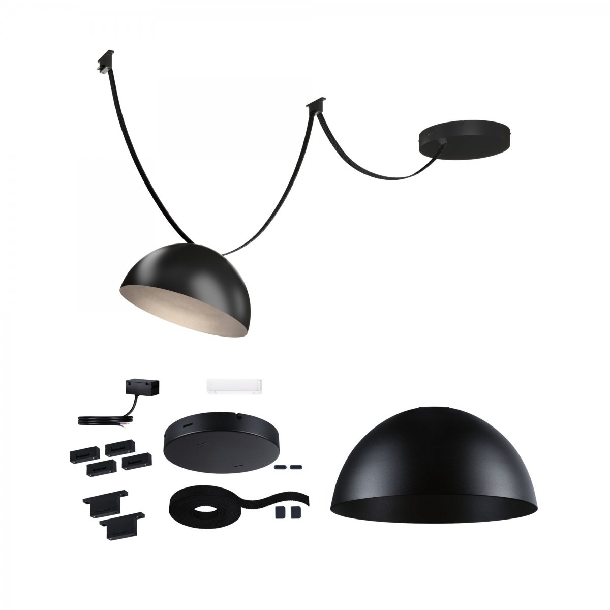 Paulmann 94633 ULine Bol Starter-Set LED 48V 5m max. 60W Trafo 3000K Schwarz