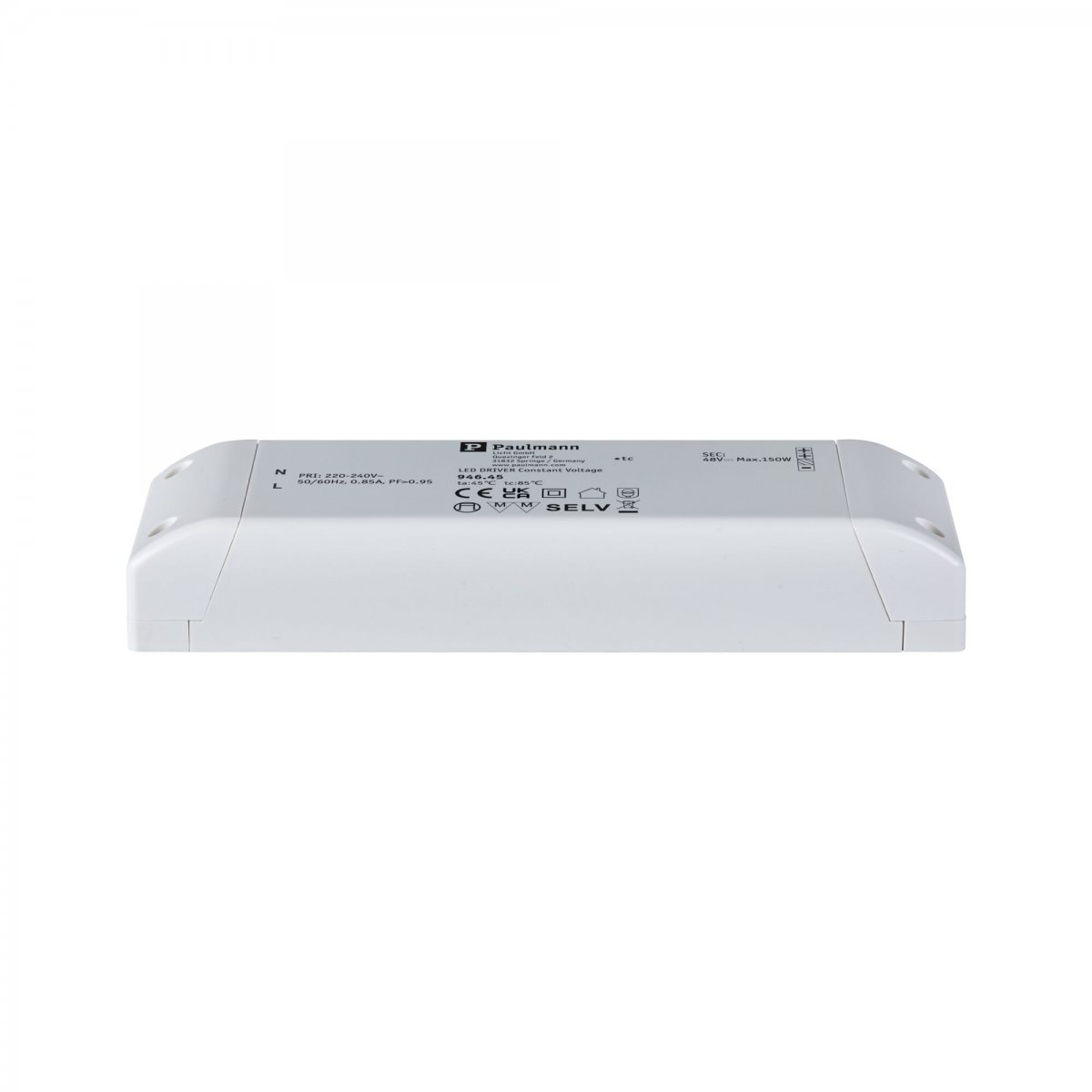 Paulmann 94645 ULine Zubeh�r Trafo 150VA 33mm Wei�