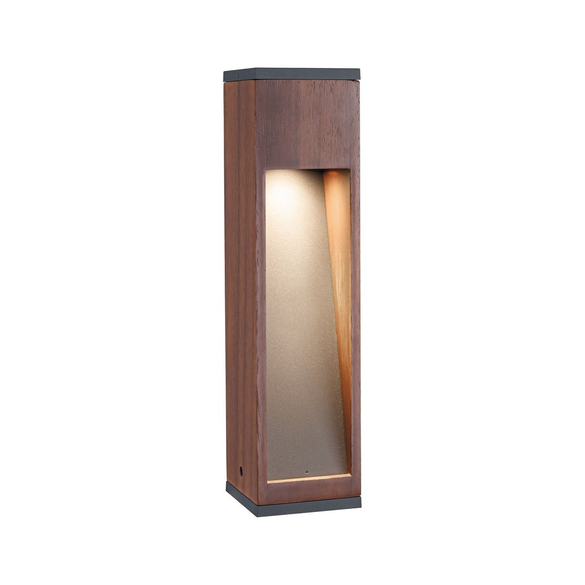 Paulmann 94677 Outdoor Pollerleuchte Trabia IP44 GU10 3000K 400mm Holz