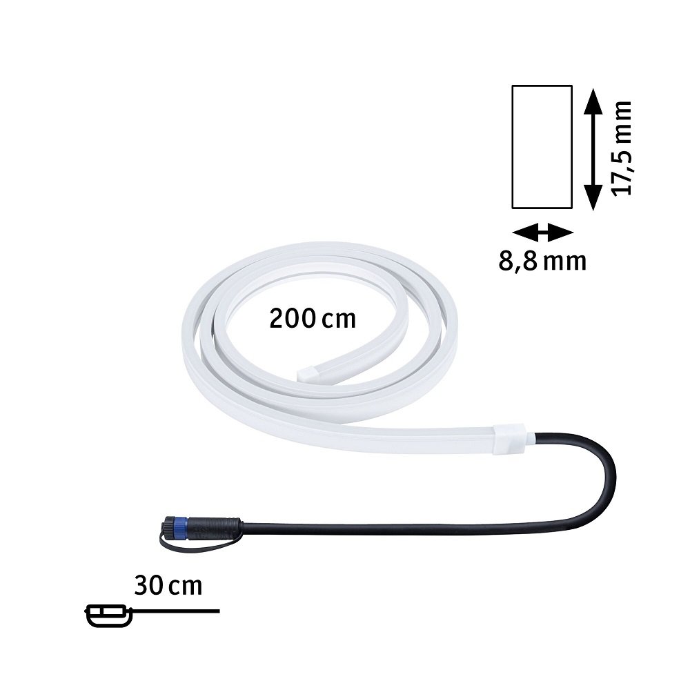 Paulmann 94679 Plug&Shine LED Stripe Smooth IP68 3000K 2m  