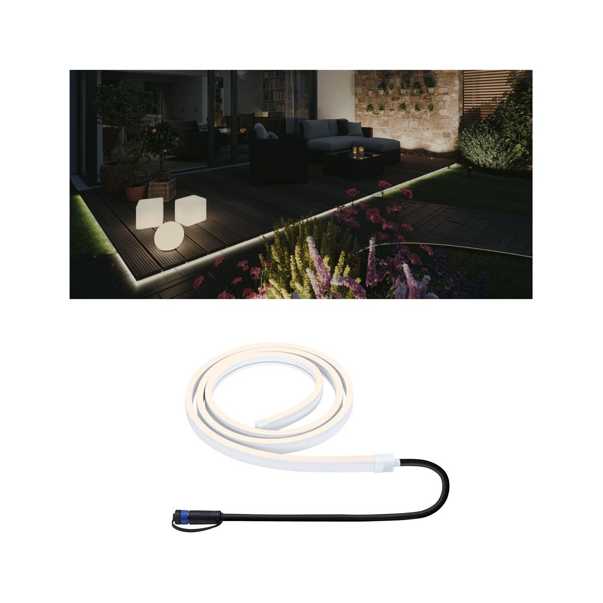Paulmann 94679 Plug&Shine LED Stripe Smooth IP68 3000K 2m