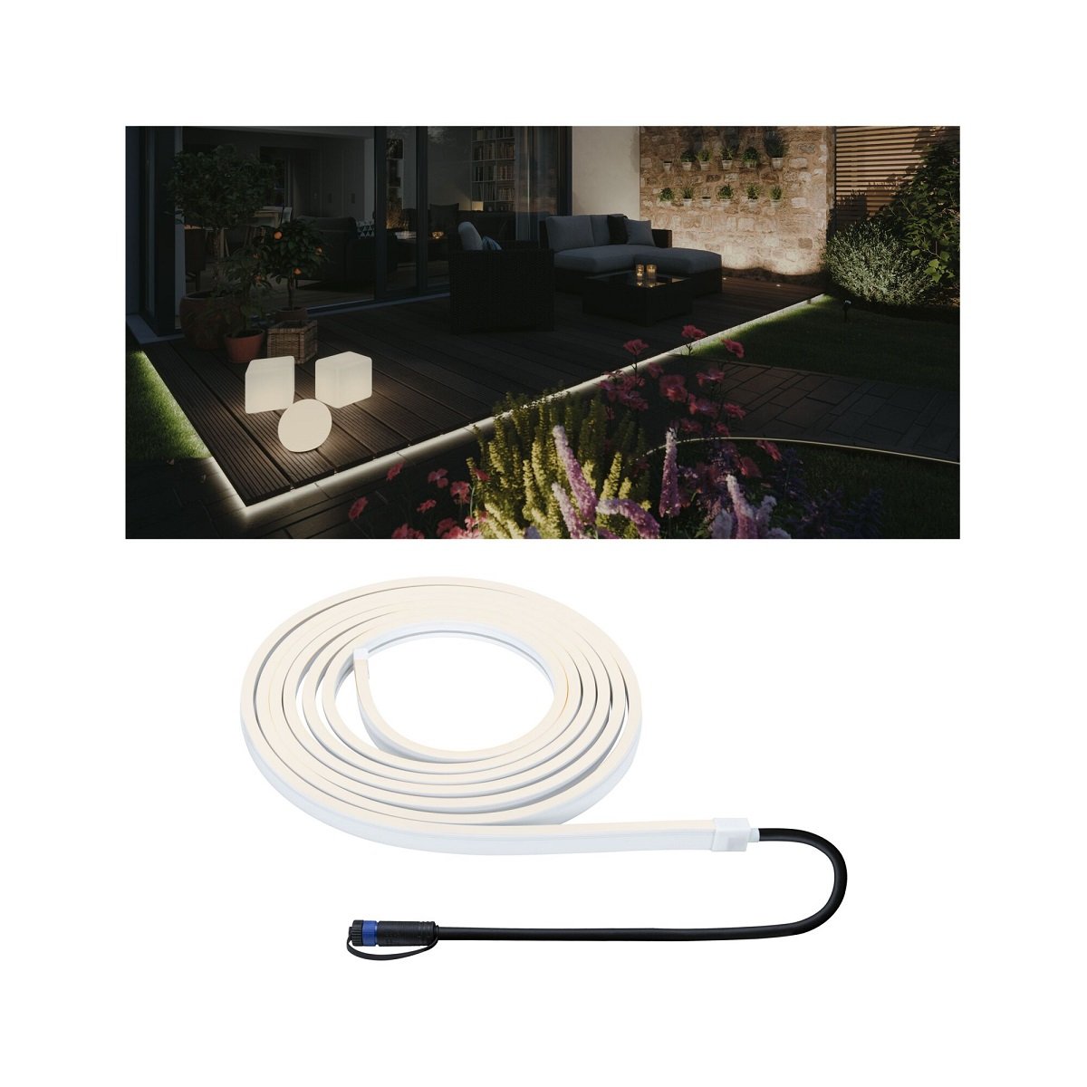 Paulmann 94680 Plug&Shine LED Stripe Smooth IP68 3000K 5m