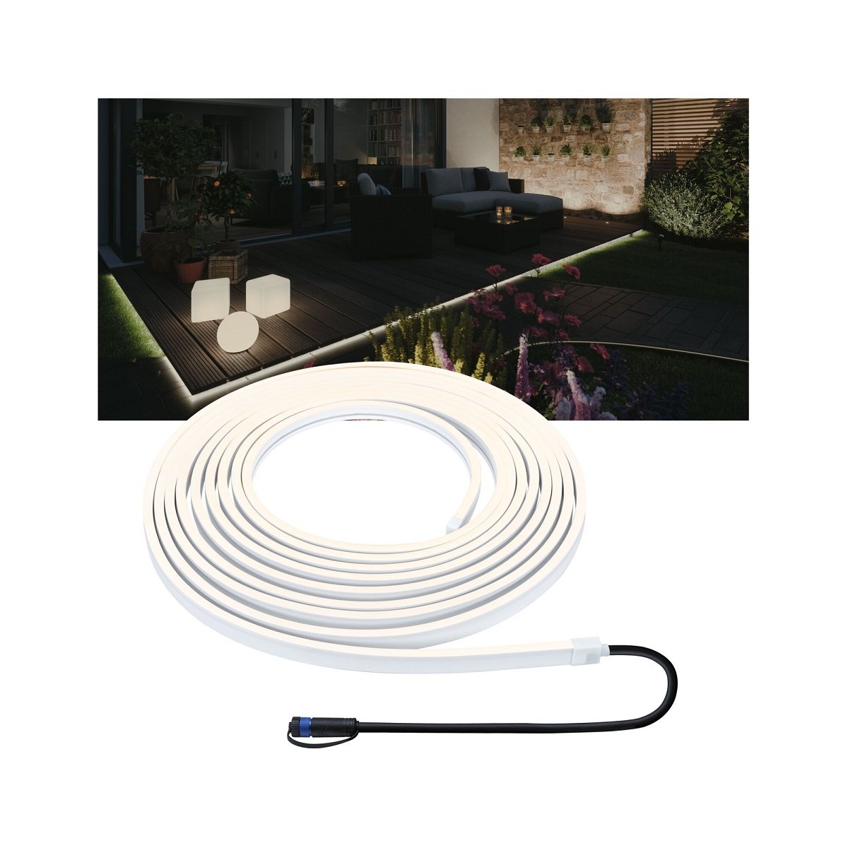 Paulmann 94681 Plug&Shine LED Stripe Smooth IP68 3000K 10m