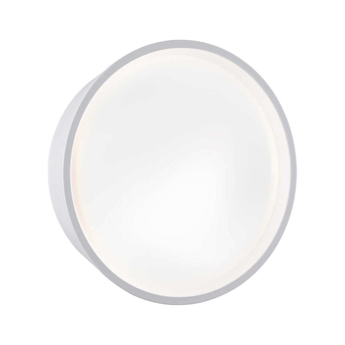 Paulmann 94697 LED Au�enwandleuchte Platomo wei� IP44 seewasserresistent