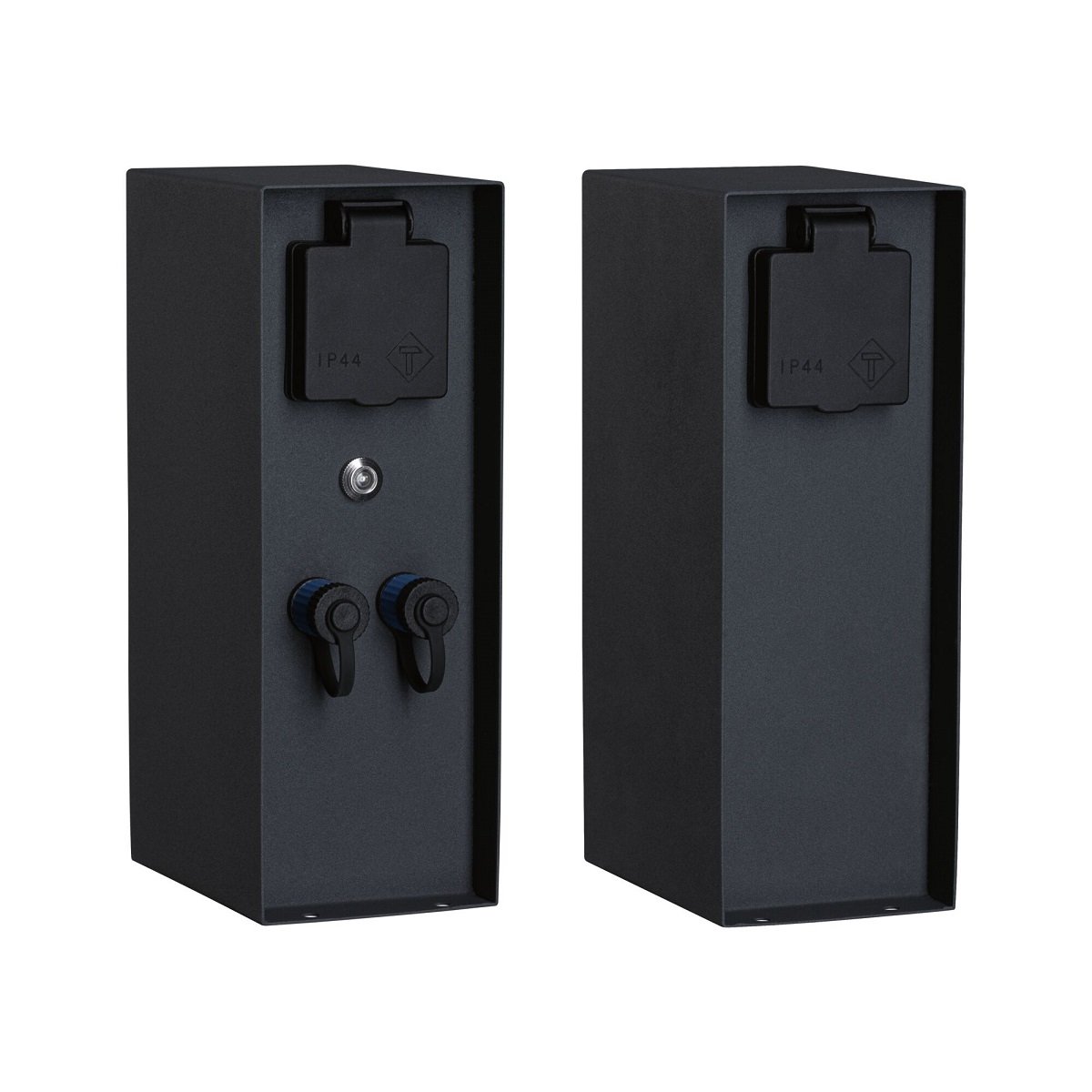 Paulmann 94701 Plug & Shine Steckdosens�ule Rio mit D�mmerungssensor Anthrazit IP44