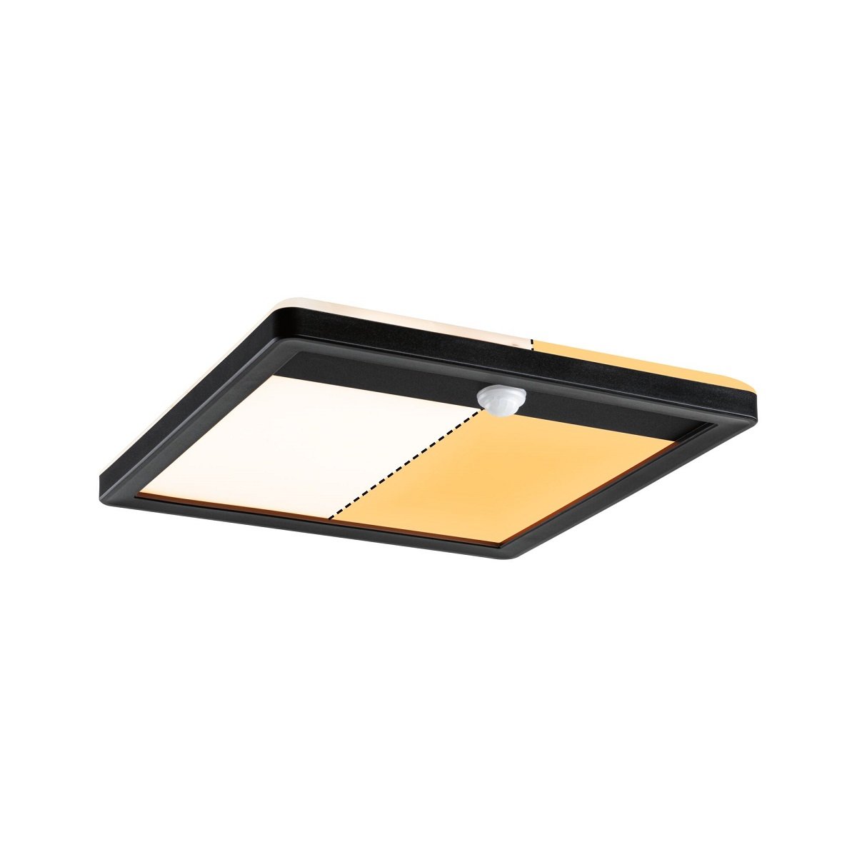 Paulmann 94709 LED Au�enpanel Lamina Backlight Bewegungsmelder eckig schwarz