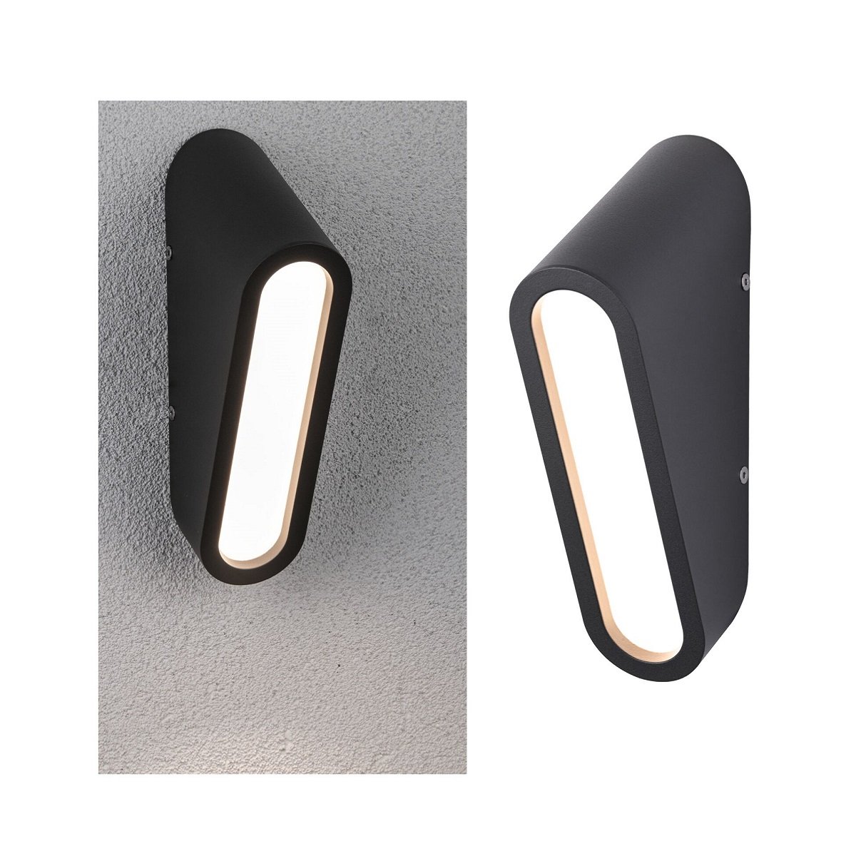 Paulmann 94733 LED Au�enwandleuchte Cliff seewasserresistent IP44 64x116mm