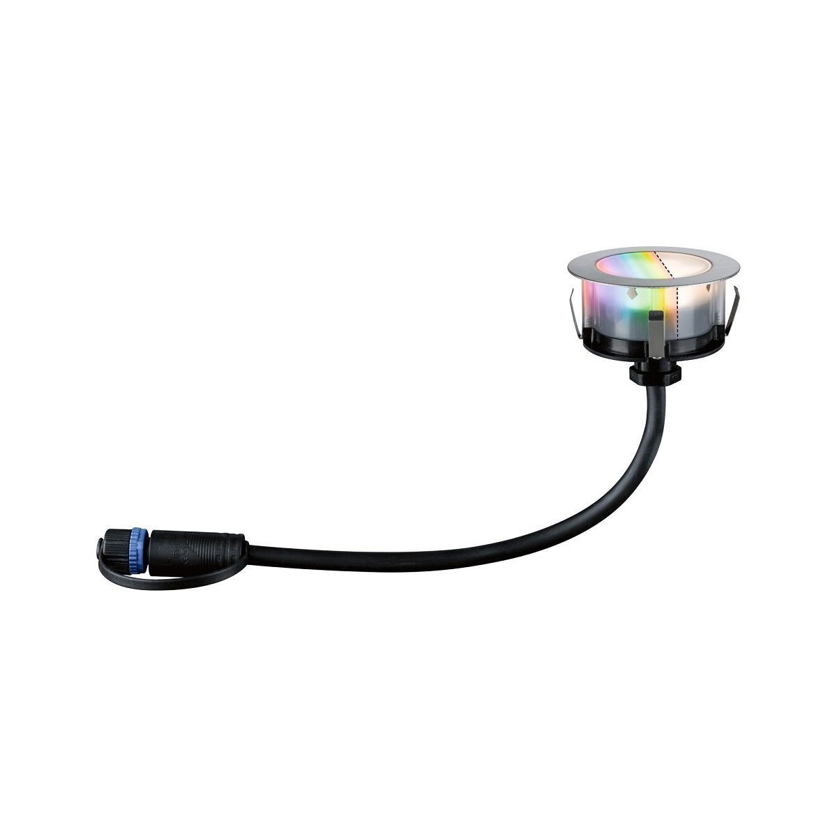 Paulmann 94751 Plug&Shine Bodeneinbauleuchte Zigbee Floor RGBW IP67 Edelstahl