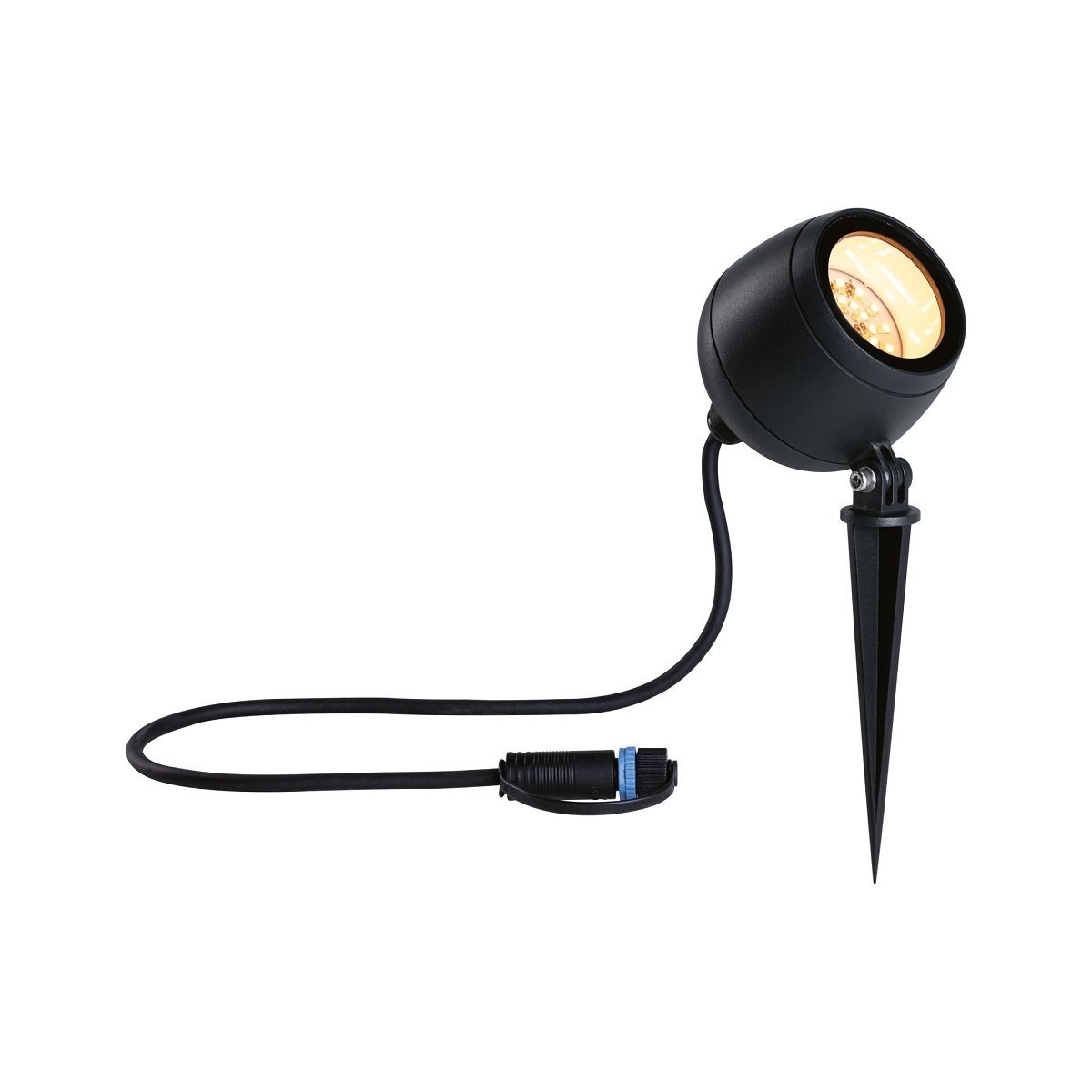 Paulmann 94768 Plug&Shine LED Gartenstrahler Zigbee Kikolo insektenfreundlich IP65
