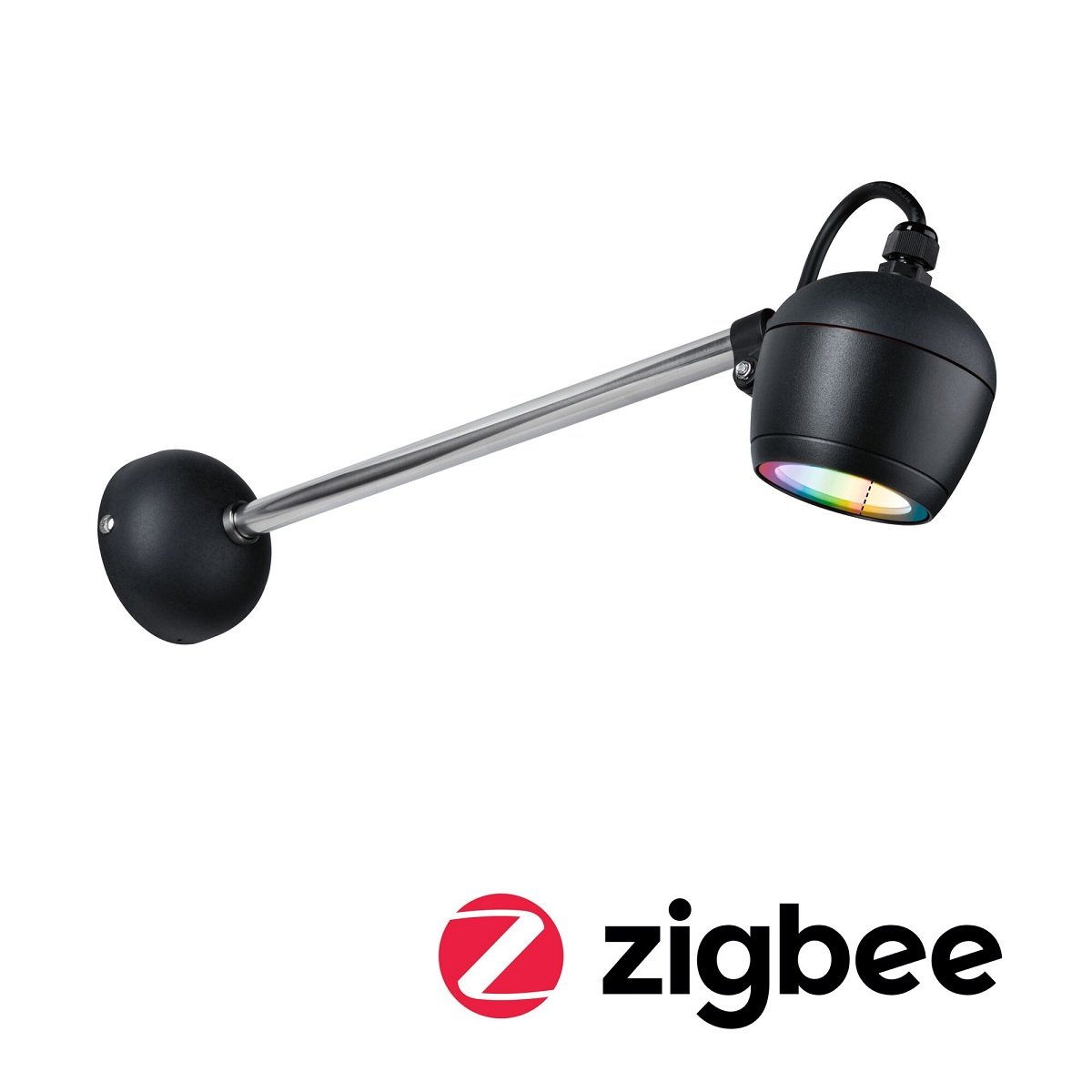 Paulmann 94773 Zigbee LED Au�enwandleuchte Kikolo RGBW Anthrazit IP65 230V
