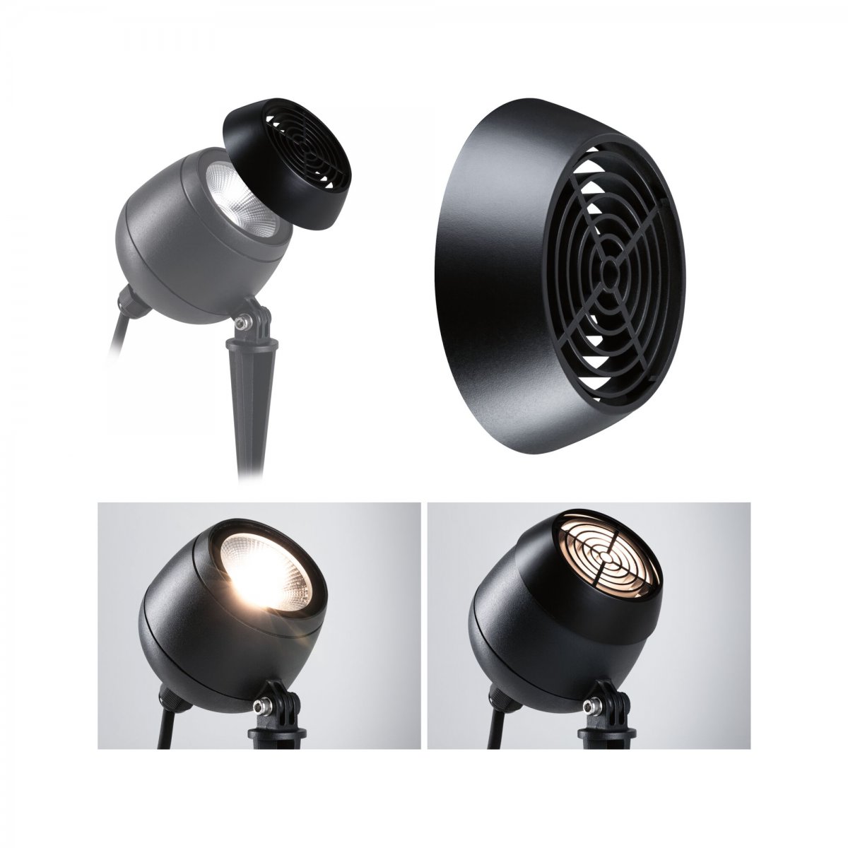 Paulmann 94779 Zubeh�r Kikolo Entblendungsaufsatz anthrazit