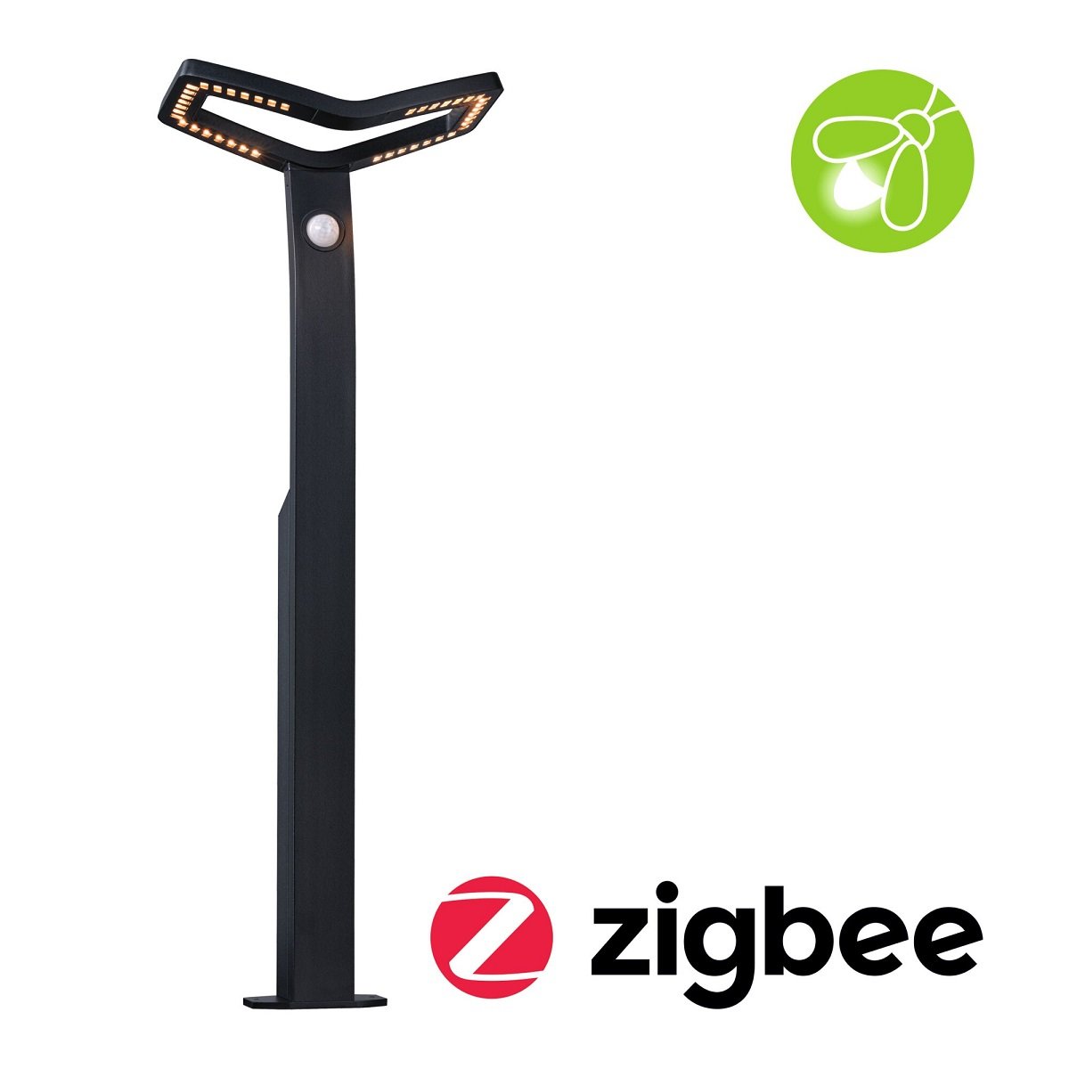 Paulmann 94792 LED Pollerleuchte Zigbee 3.0 Alara Bewegungsmelder IP44 665mm