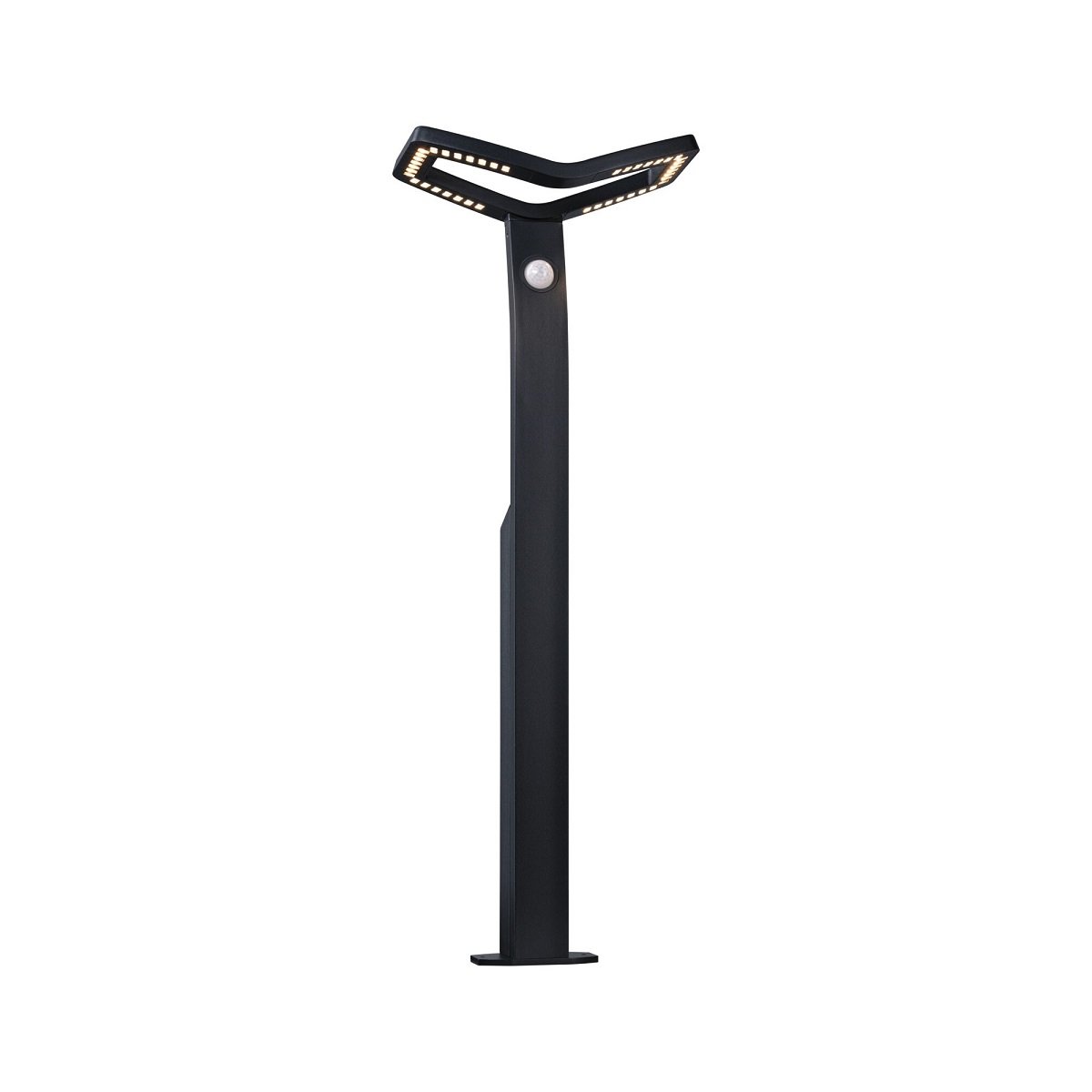 Paulmann 94796 LED Pollerleuchte Alara Bewegungsmelder 3000K Anthrazit