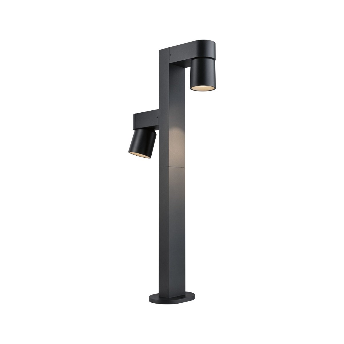 Paulmann 94824 LED Pollerleuchte Kimu 2-flammig Anthrazit IP44 3000K 822mm