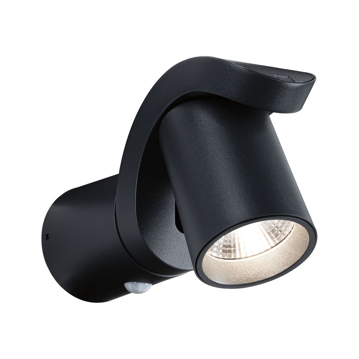 Paulmann 94830 LED Aussenwandleuchte Cuff Bewegungsmelder Anthrazit IP44 3000K