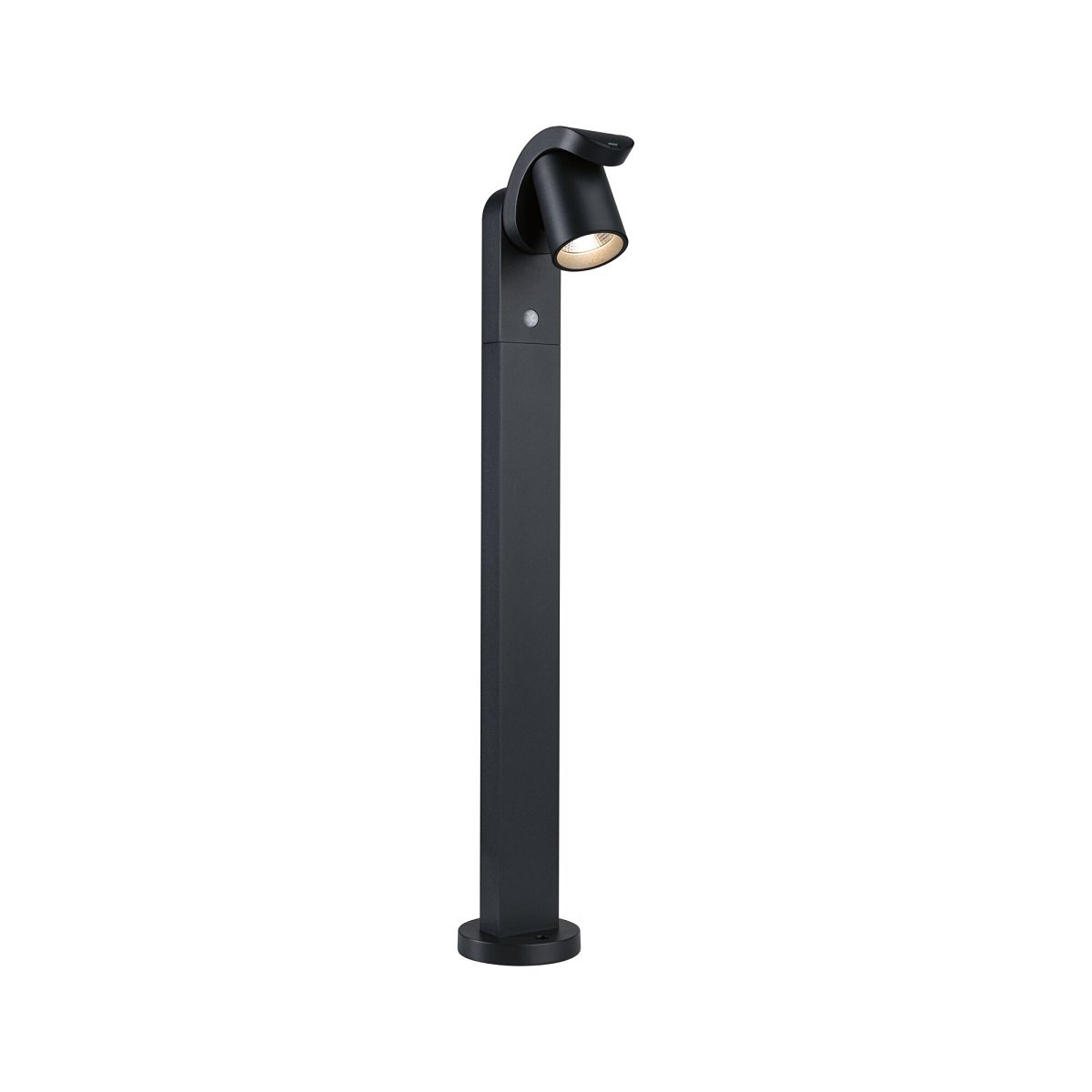 Paulmann 94831 LED Pollerleuchte Cuff Bewegungsmelder Anthrazit IP44 3000K