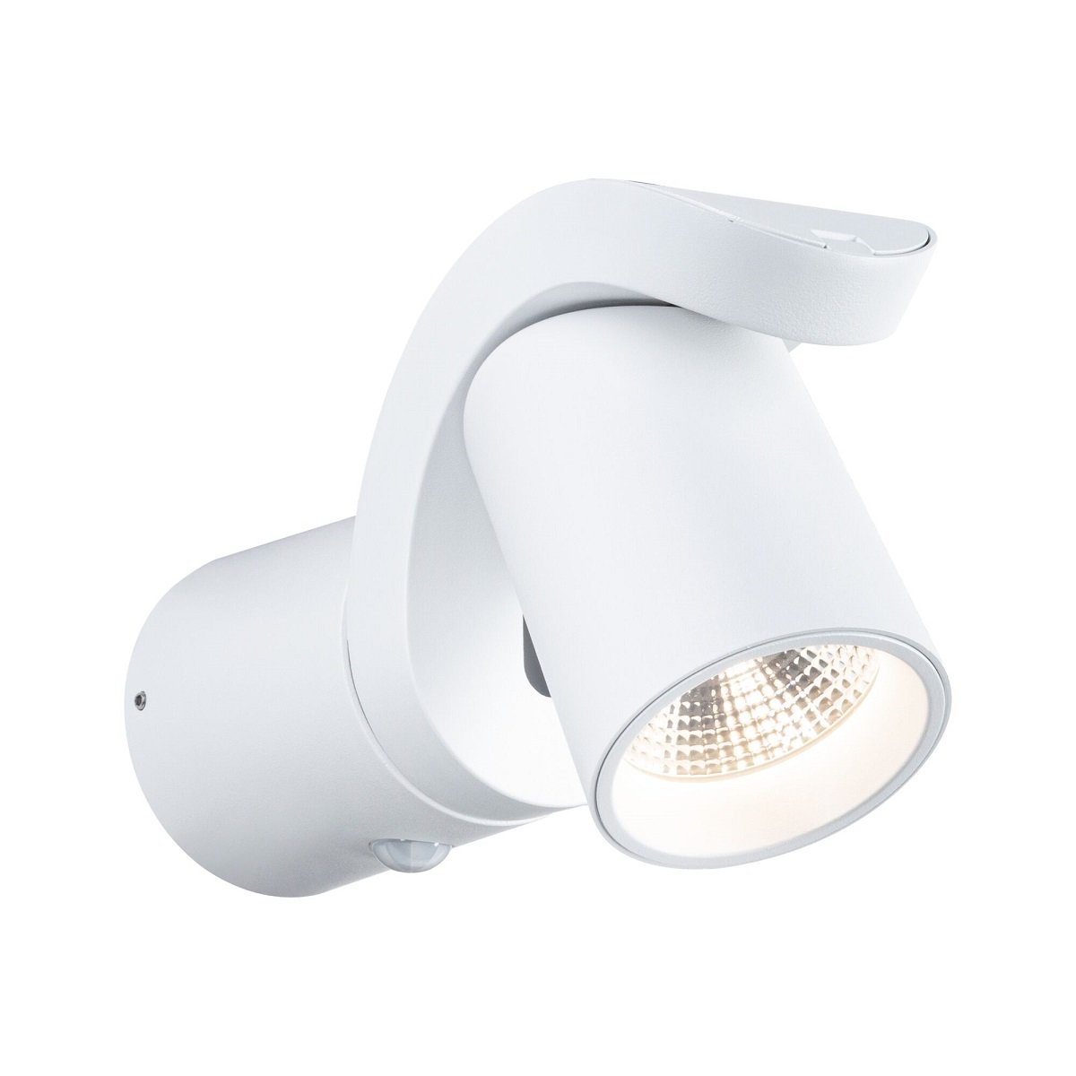 Paulmann 94832 LED Aussenwandleuchte Cuff Bewegungsmelder Weiss IP44 3000K