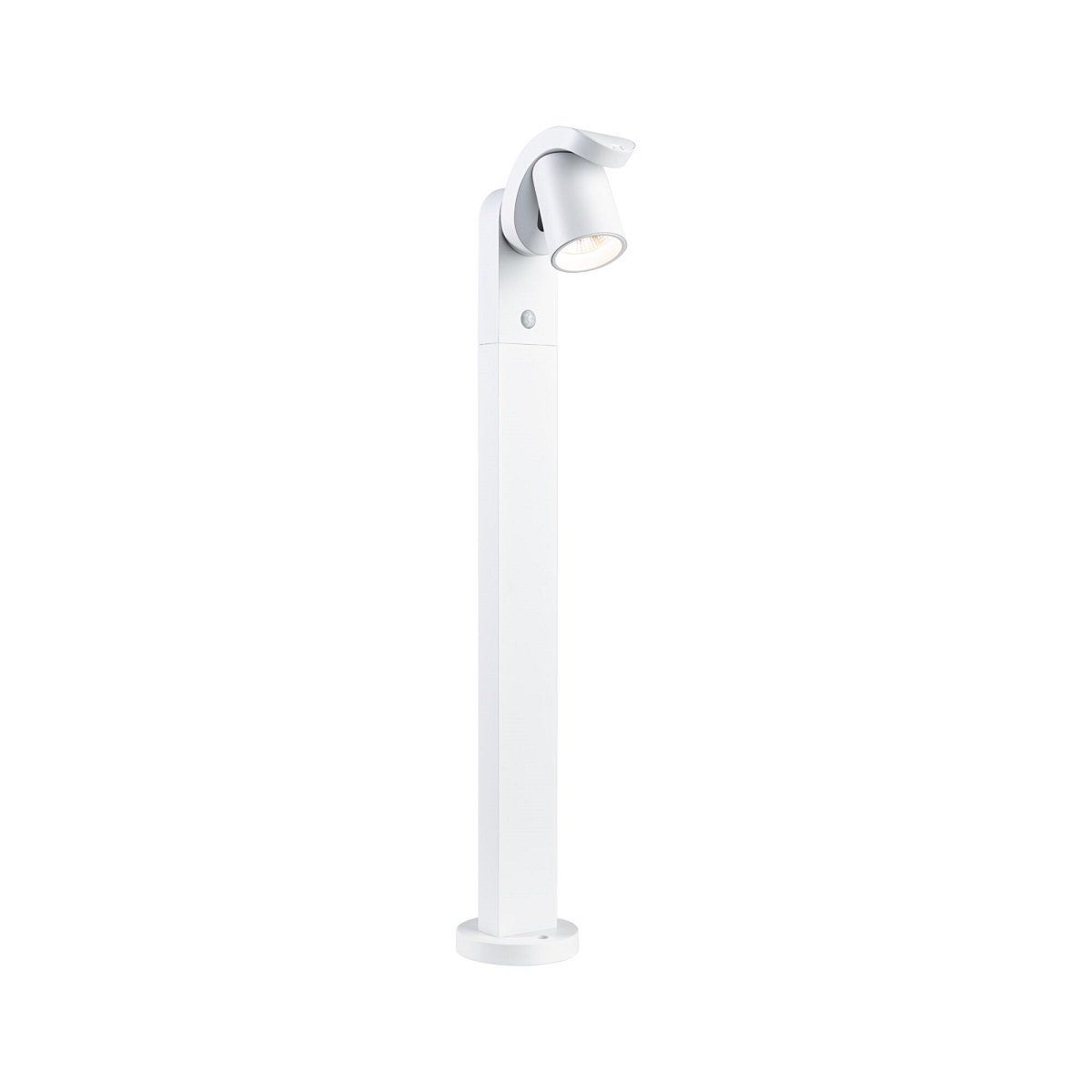 Paulmann 94833 LED Pollerleuchte Cuff Bewegungsmelder Weiss IP44 3000K