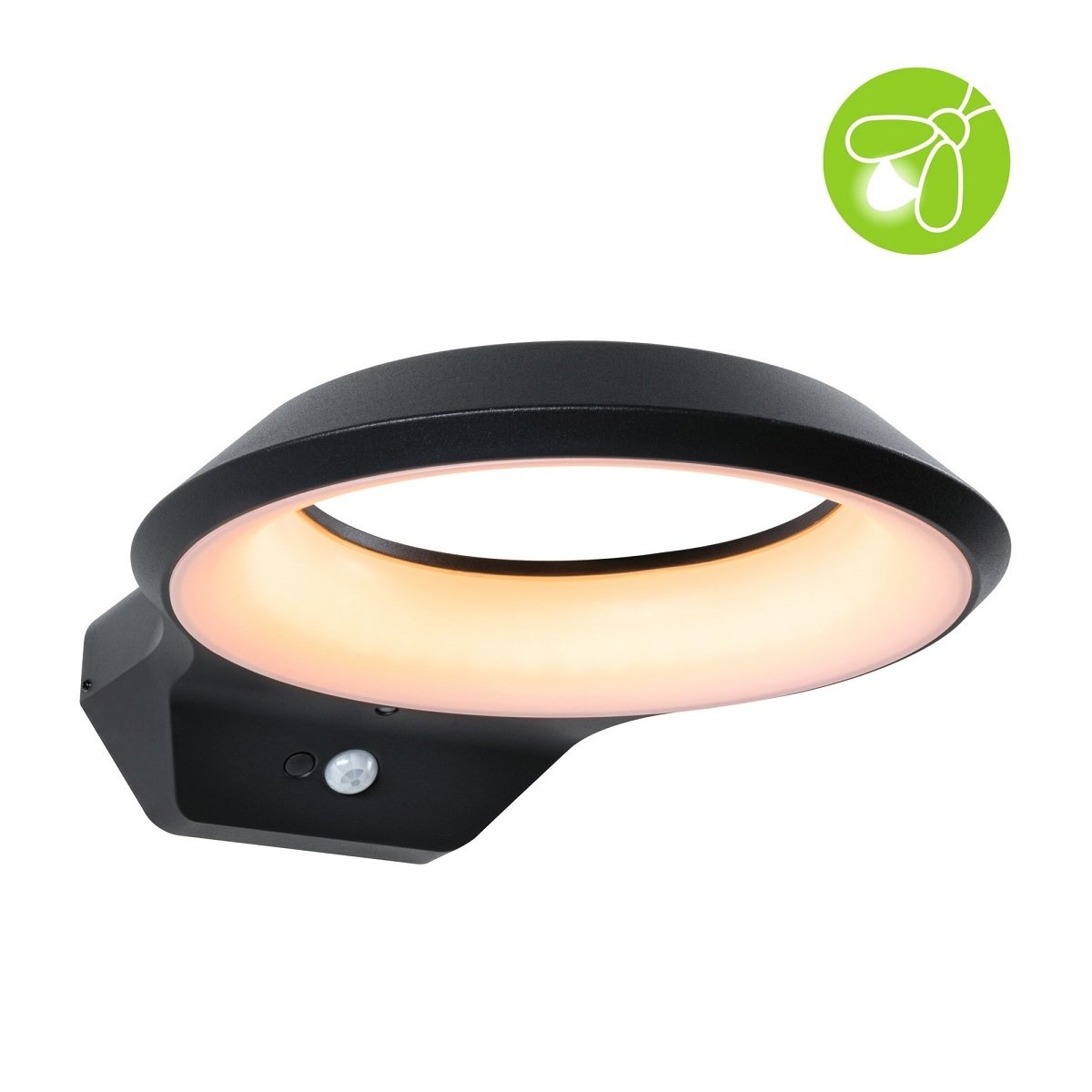 Paulmann 94837 LED Au�enwandleuchte Anela insektenfreundlich Bewegungsmelder IP44