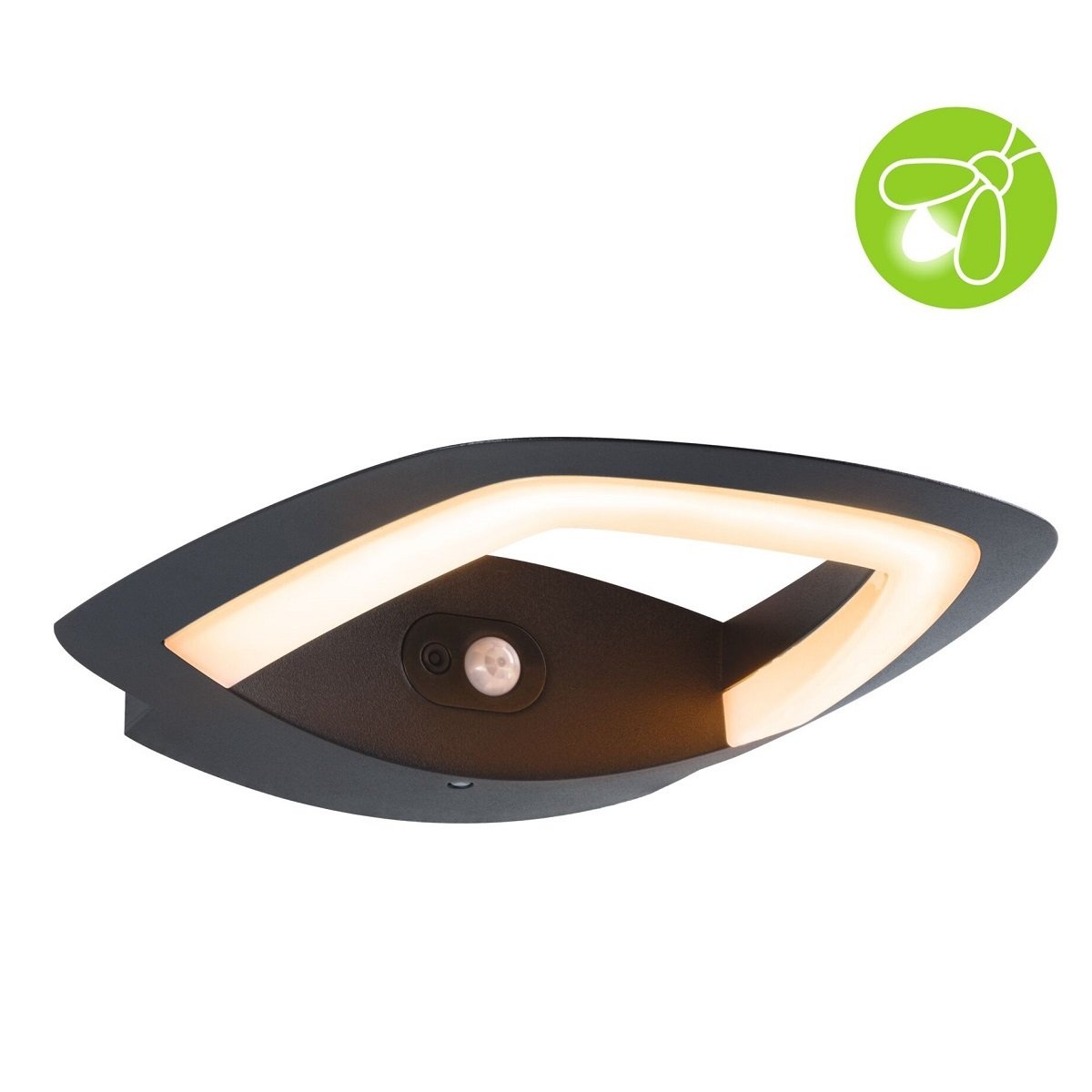 Paulmann 94839 LED Au�enwandleuchte Akena Bewegungsmelder insektenfreundlich Anthrazit