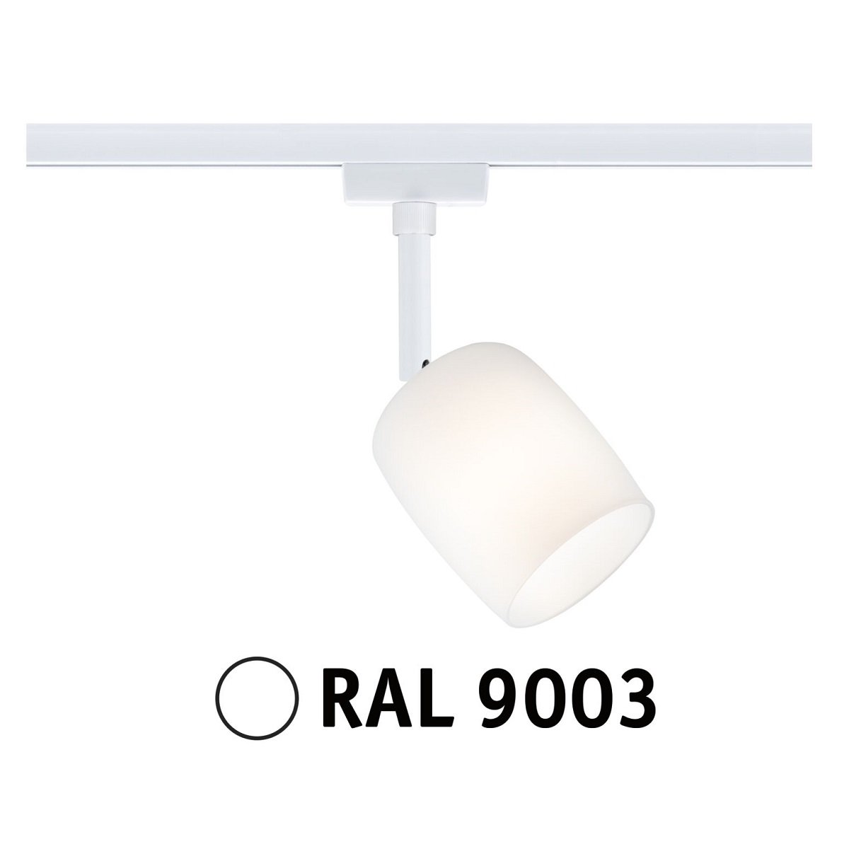 Paulmann 94881 URail Spot Blossom G9 max. 10W dimmbar 230V Signalwei� RAL 9003