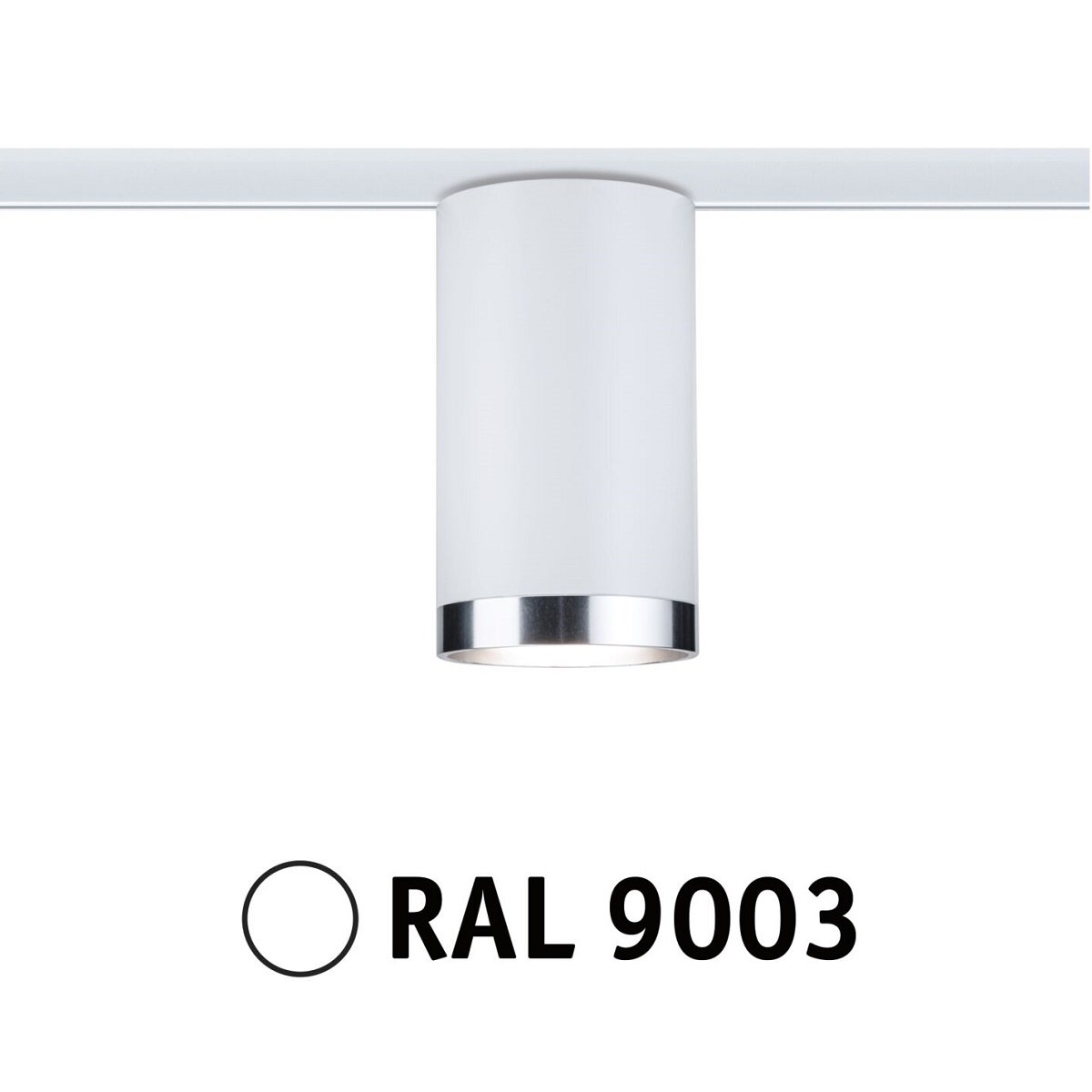 Paulmann 94883 URail Spot Tube GU10 230V Signalwei� RAL 9003