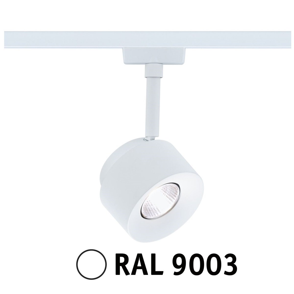 Paulmann 94894 URail LED Schienenspot Pane 4000K dimmbar 230V Signalwei� RAL 9003