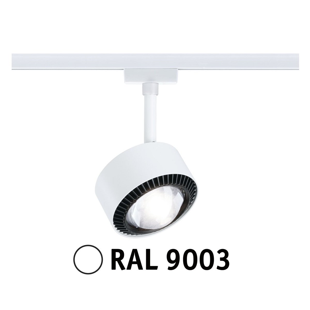 Paulmann 94898 URail LED Spot Aldan 4000K dimmbar 230V Signalwei� RAL 9003
