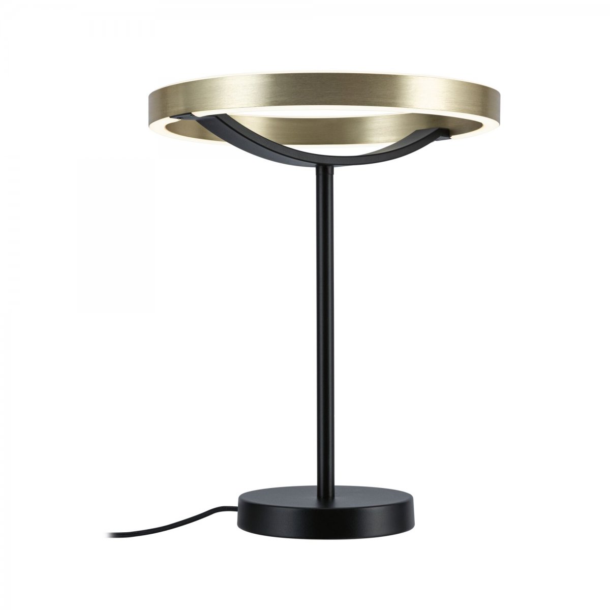 Paulmann 94925 LED Tischleuchte Melira 2700K Schwarz Gold dimmbar