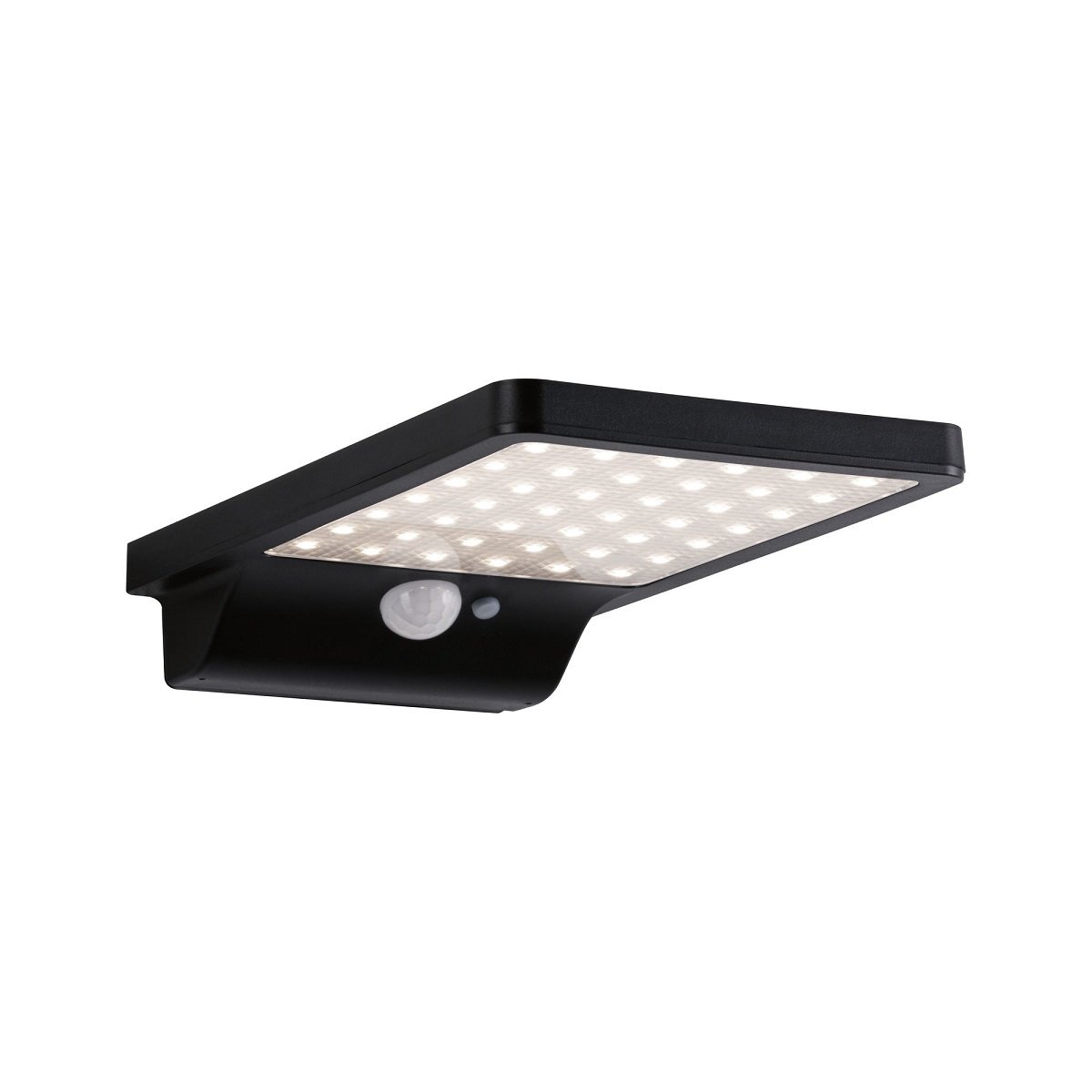 Paulmann 95393 Solar LED Au�enwandleuchte Solveig schwarz IP44 3000K