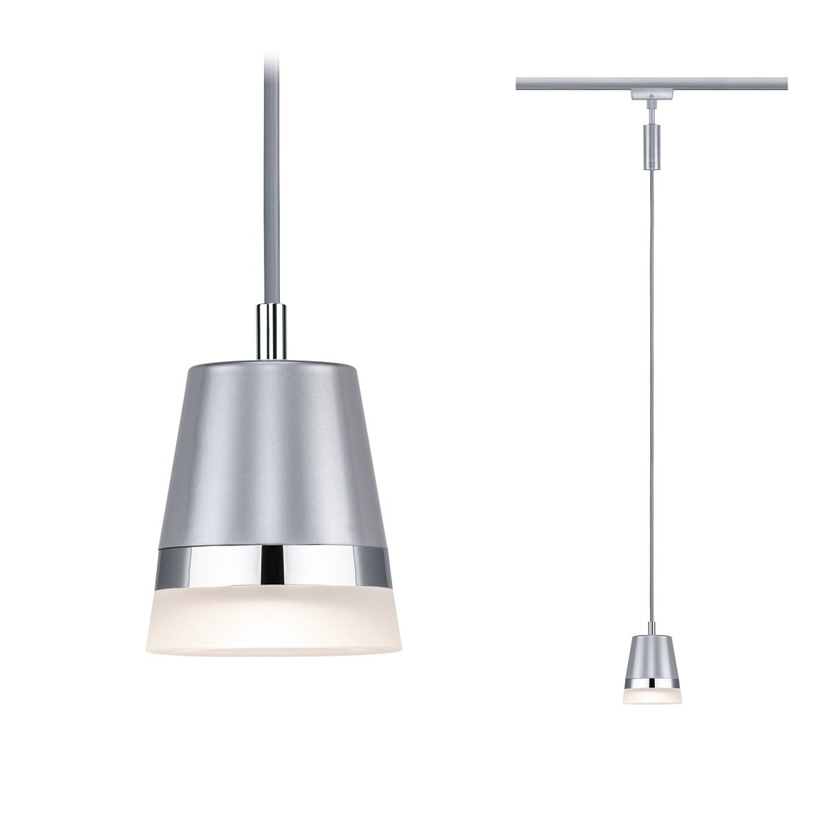 Paulmann 95628 URail Pendel Cone max.10W GU10 230V Chrom matt