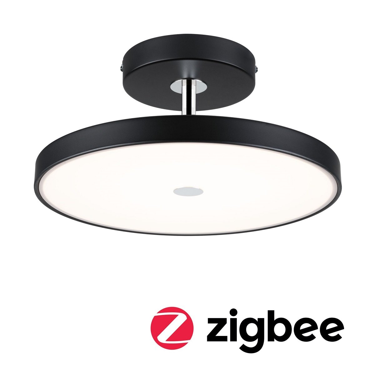 3.0 LED --> Zigbee online 96776 Smart dimmbar Deckenleuchte Lampen Chrom Hildor Schwarz matt Home Paulmann & Leuchten