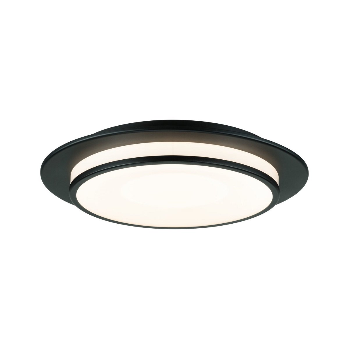 Paulmann 96785 LED Deckenleuchte Egron 36cm Schwarz matt 2700K 3-Step-Dim