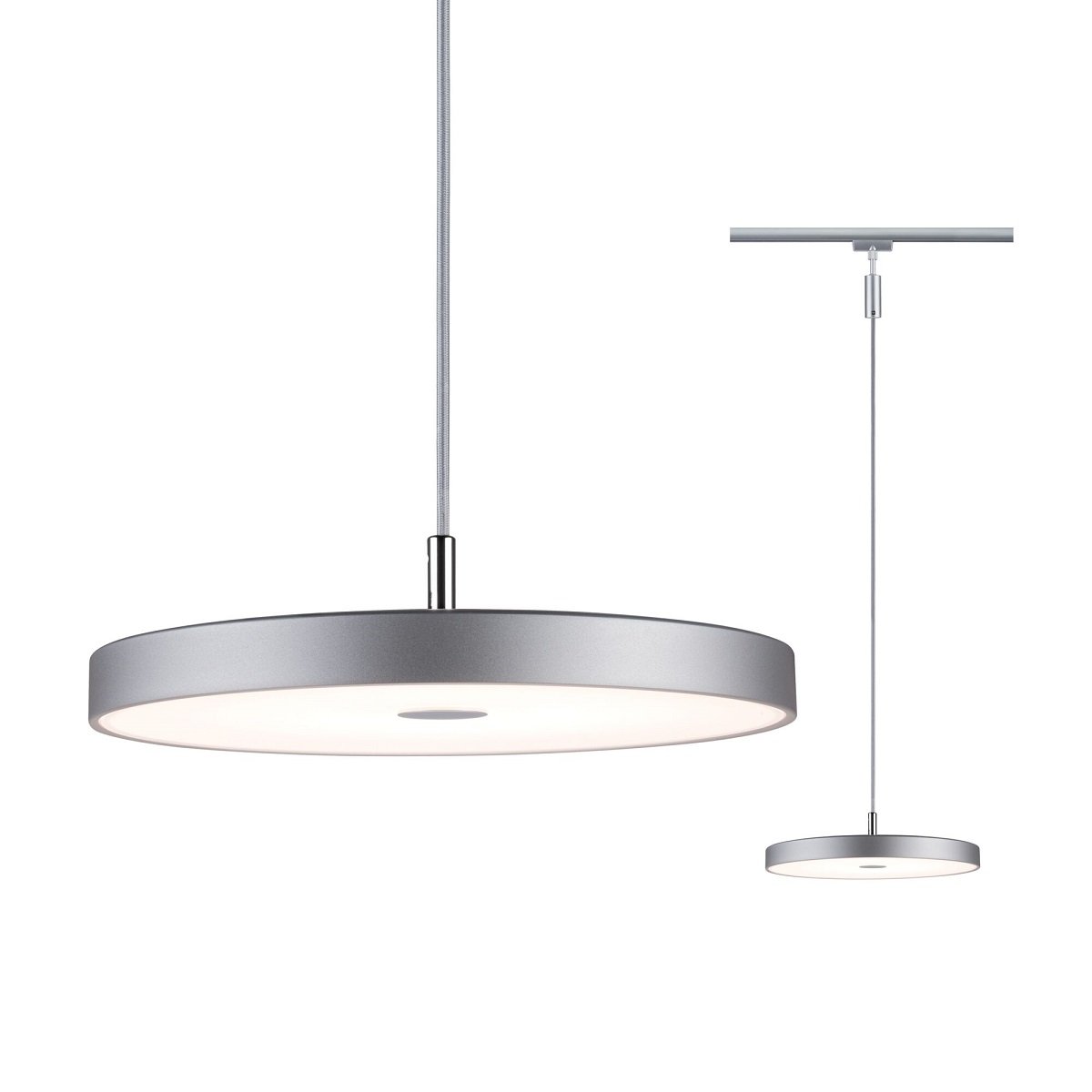 Paulmann 96790 URail LED Pendel Hildor 3000K dimmbar 230V Chrom matt
