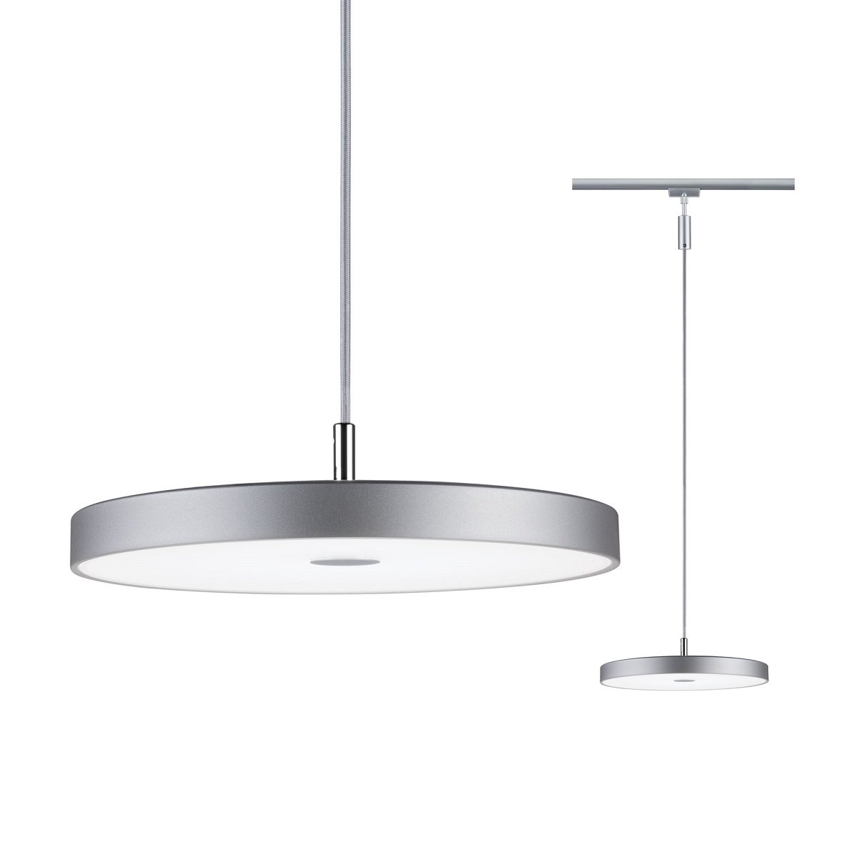 Paulmann 96796 URail LED Pendel Hildor 4000K dimmbar 230V Chrom matt