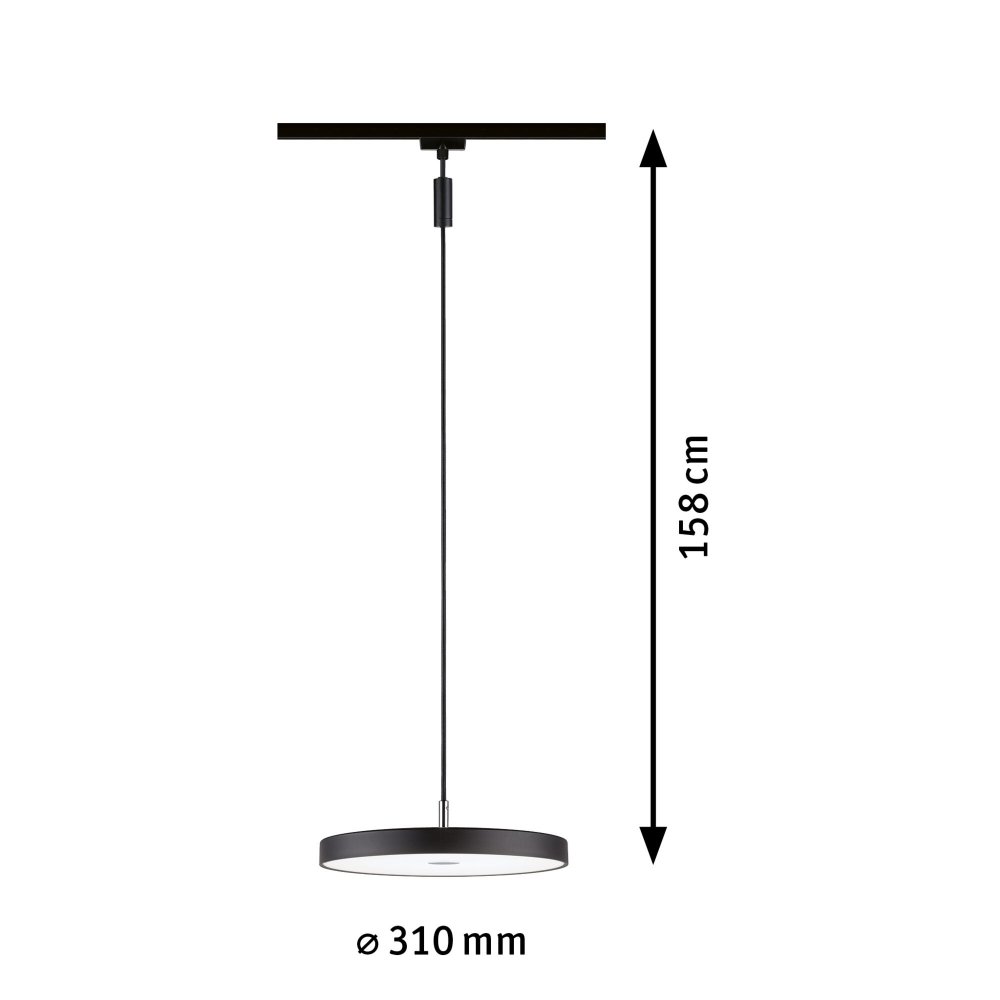 Paulmann 96814 URail Spot Arena 15,3W 4000K Chrom