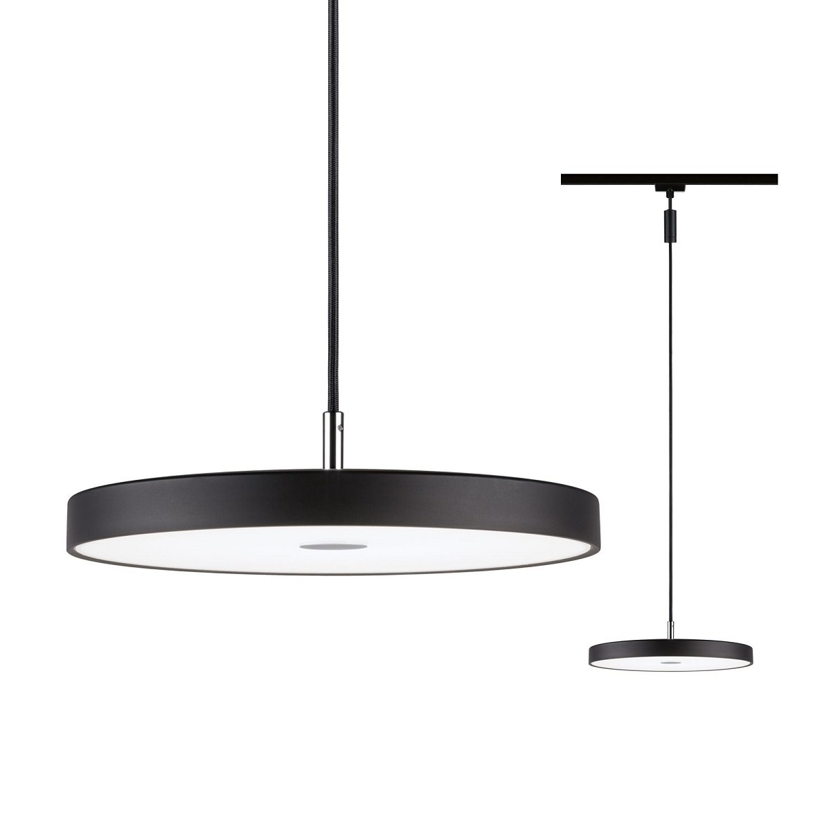 Paulmann 96798 URail LED Pendel Hildor 4000K dimmbar 230V Schwarz matt