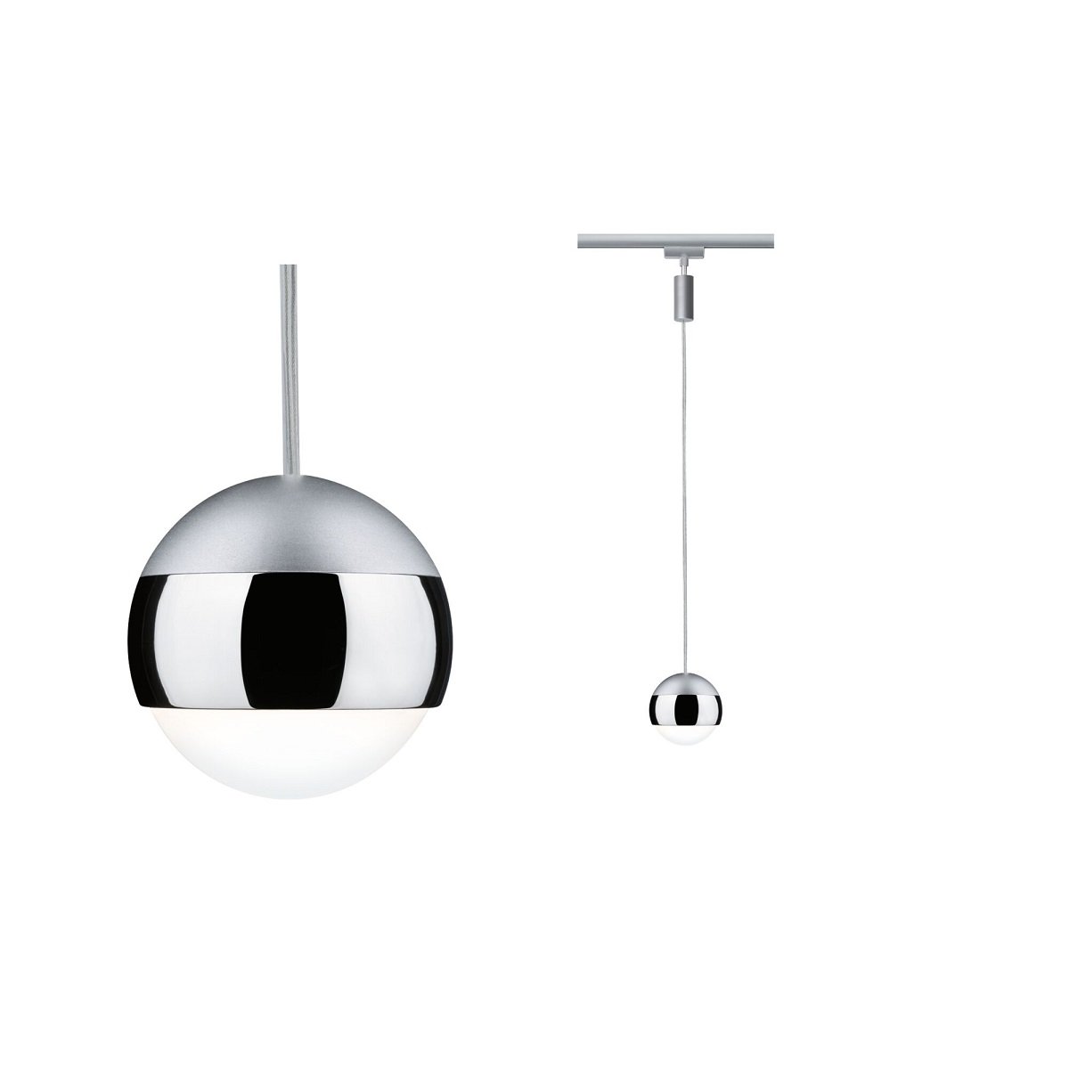 Paulmann 96804 URail LED Pendel Capsule II chrom matt chrom 4000K dimmbar