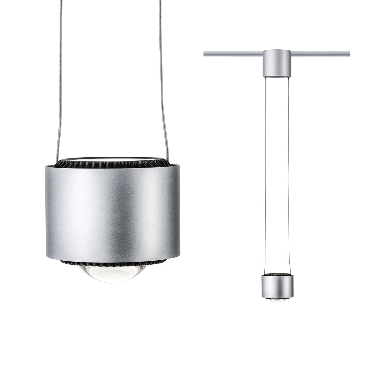 Paulmann 96811 URail LED Pendel Aldan 1-flammig chrom matt dimmbar 4000K
