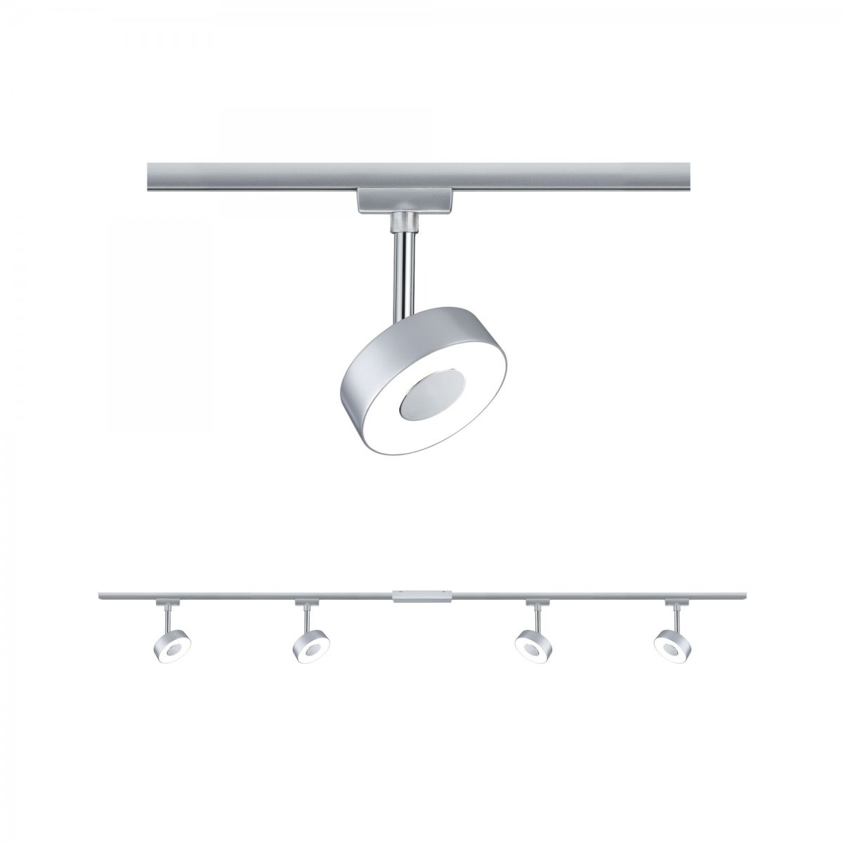 Paulmann 96895 URail Basisset Circle 2700K 230V Chrom matt