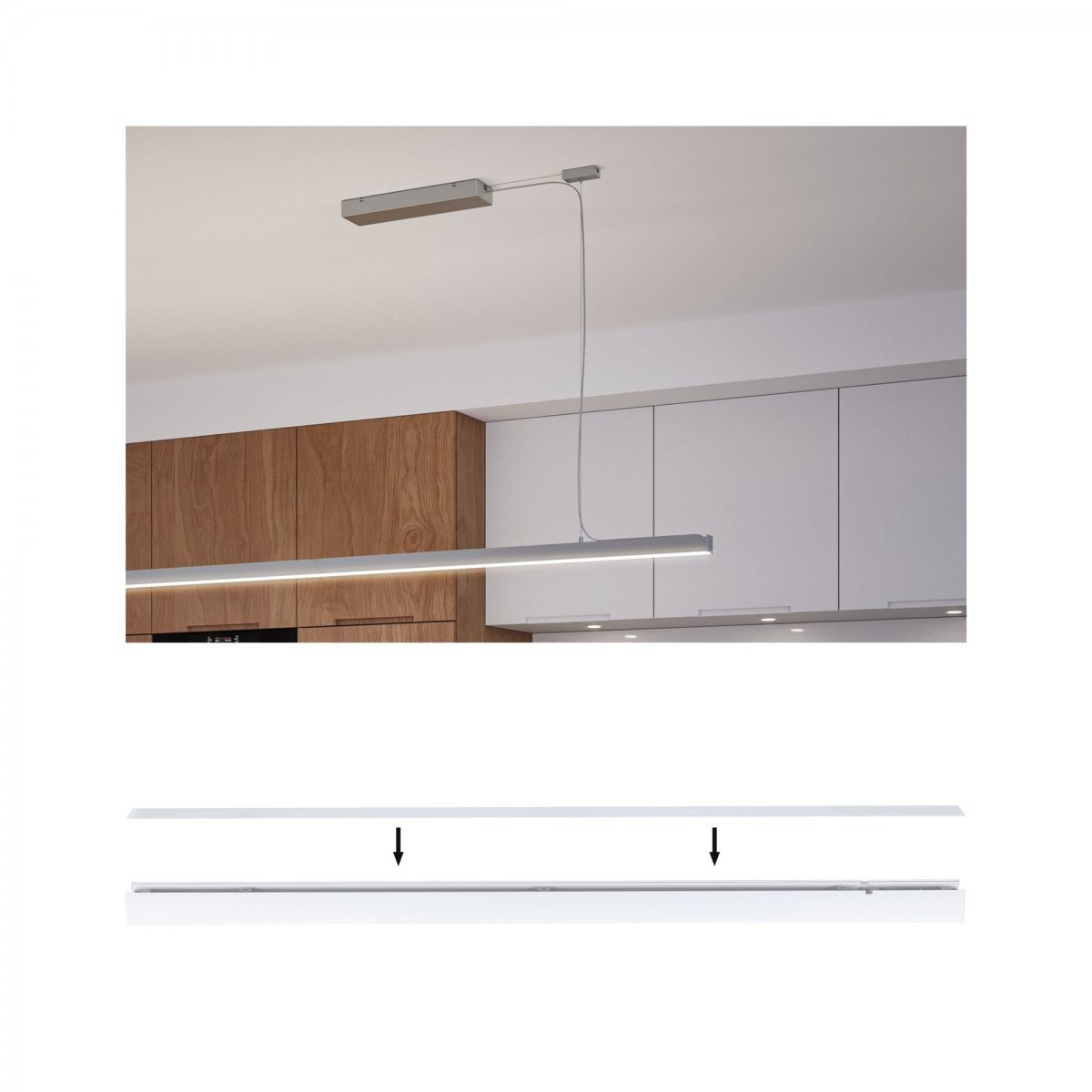 Paulmann 98209 Linion Zubeh�r Abdeckung Gerade wei�