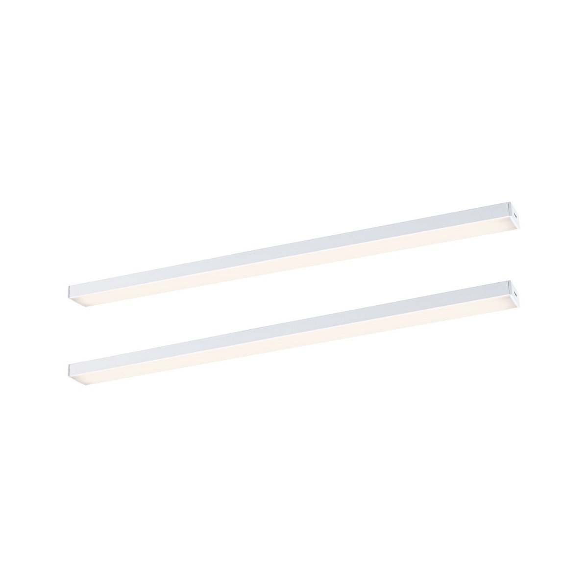 Paulmann 98614 LED Unterschrankleuchte Inline Erweiterung 2er-Set 35cm 3000K dimmbar wei� matt