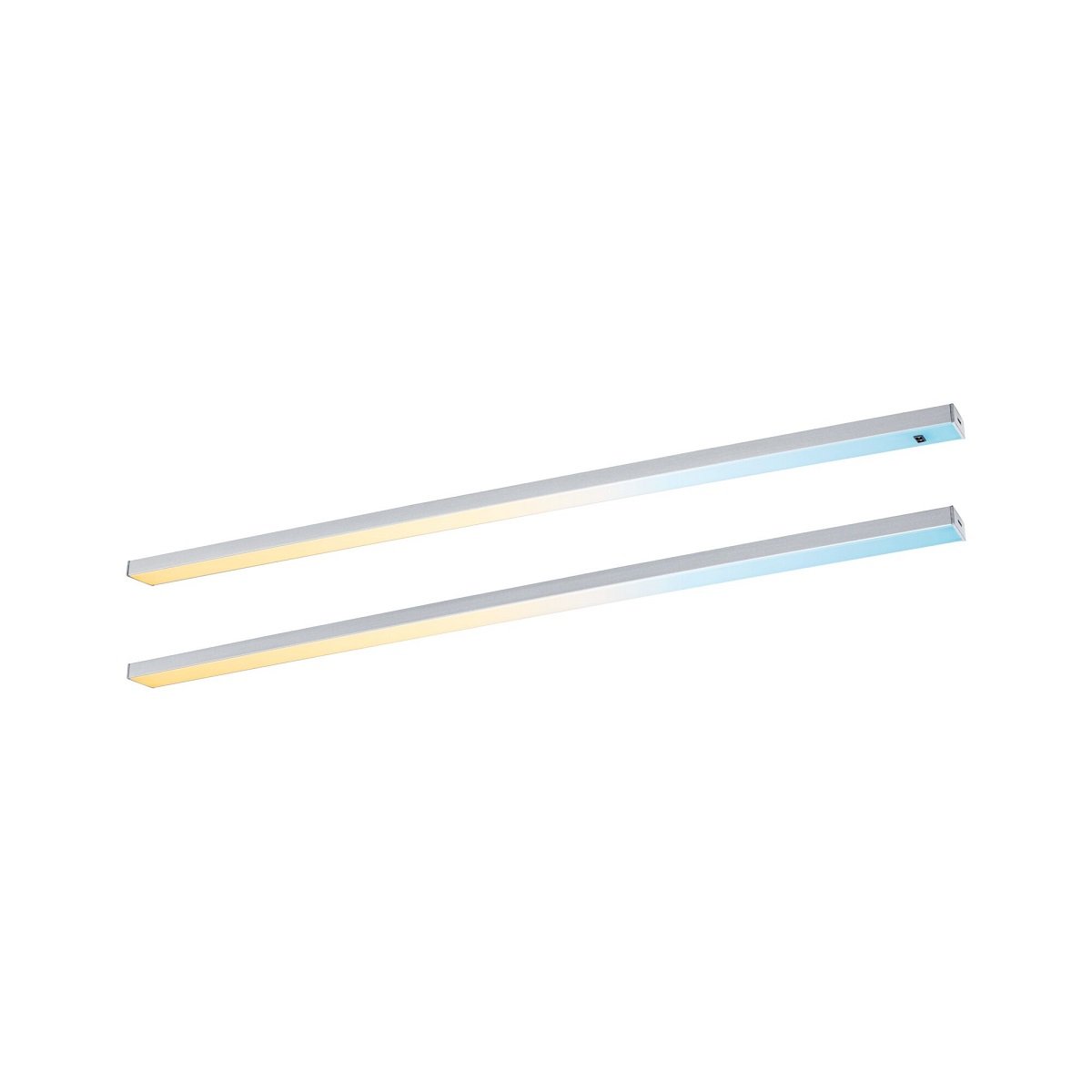 Paulmann 98617 LED Unterschrankleuchte Inline Starterset 2er-Set 55cm tunable white chrom