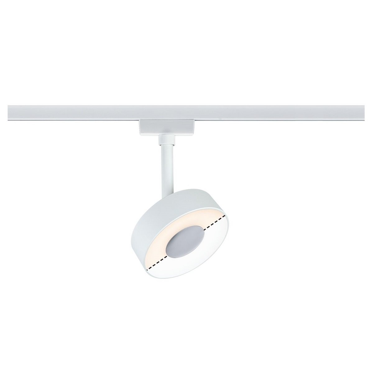 Paulmann Design URail 96544 LED Schienenspot Circle White Switch 230V Wei�