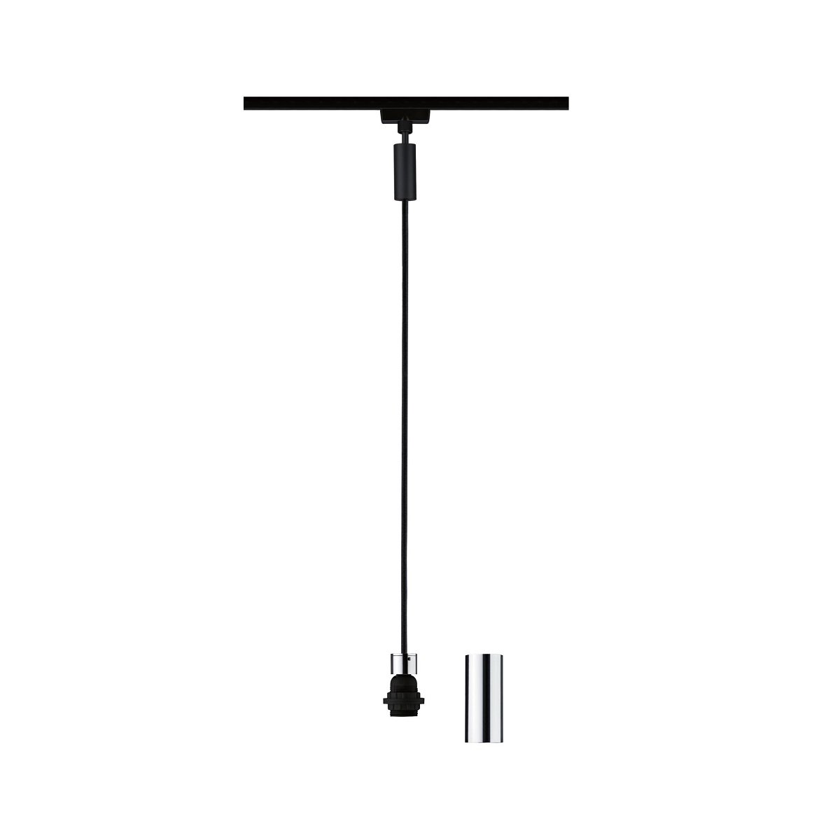 Paulmann Design URail No. 96919 URail DecoSystems Pendel schwarz max.20W E27