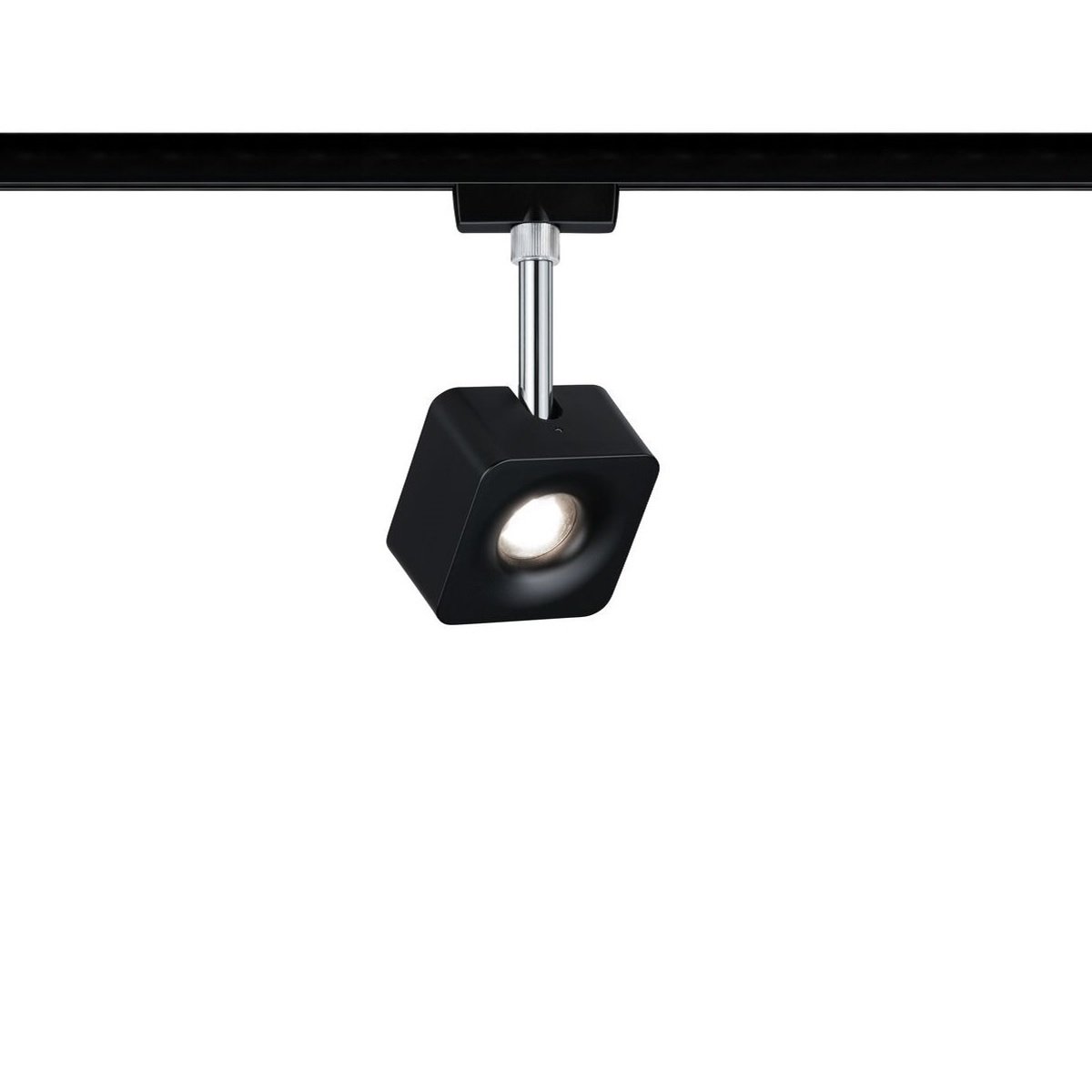 Paulmann Design URail No. 96941 URail LED-Spot Cube 8W Schwarz matt chrom 4000K